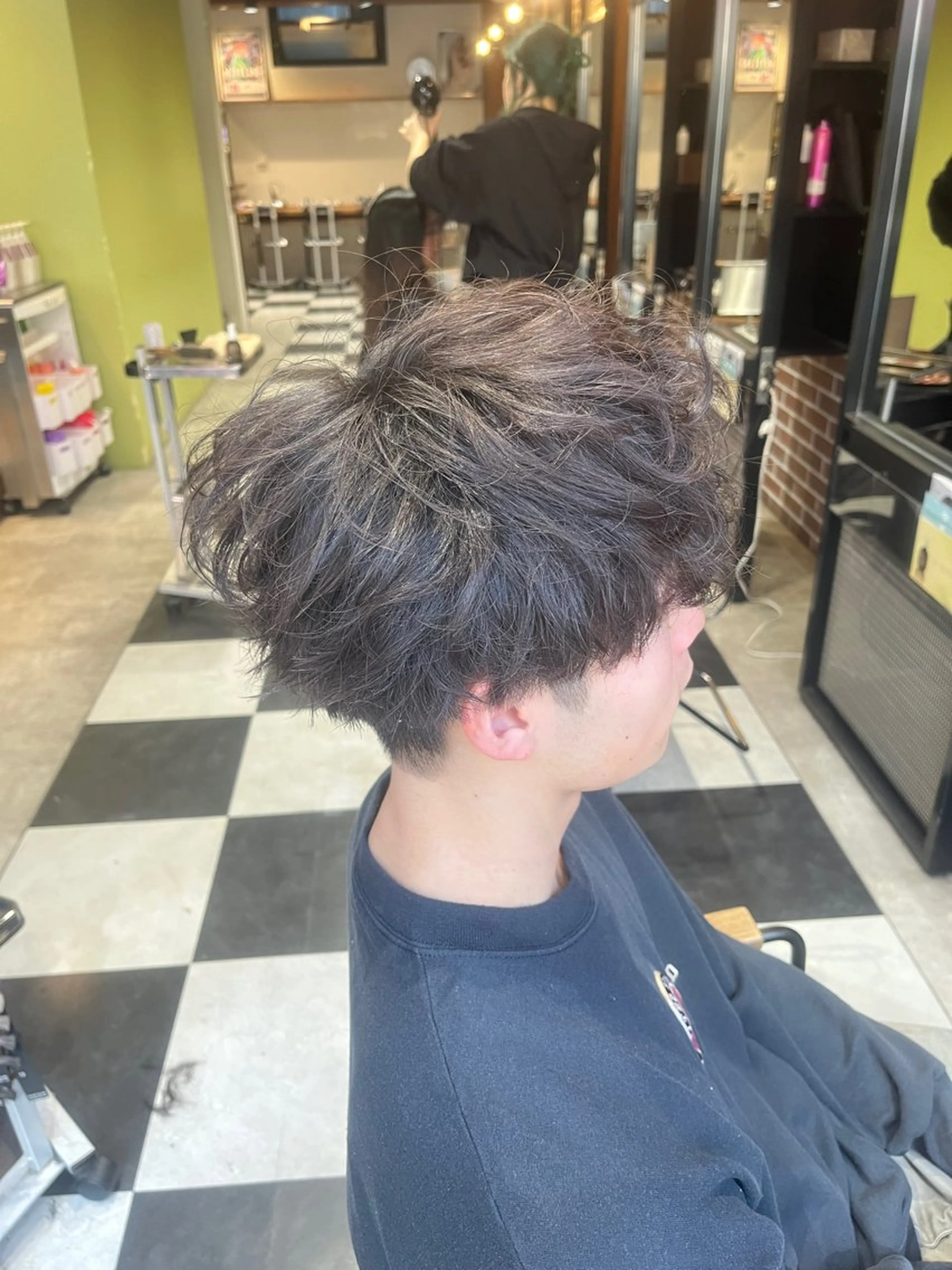 ショート パーマ メンズ メンズパーマ カット パーマ 🎧メンズパーマ特化 /RUI🎧のヘアスタイル