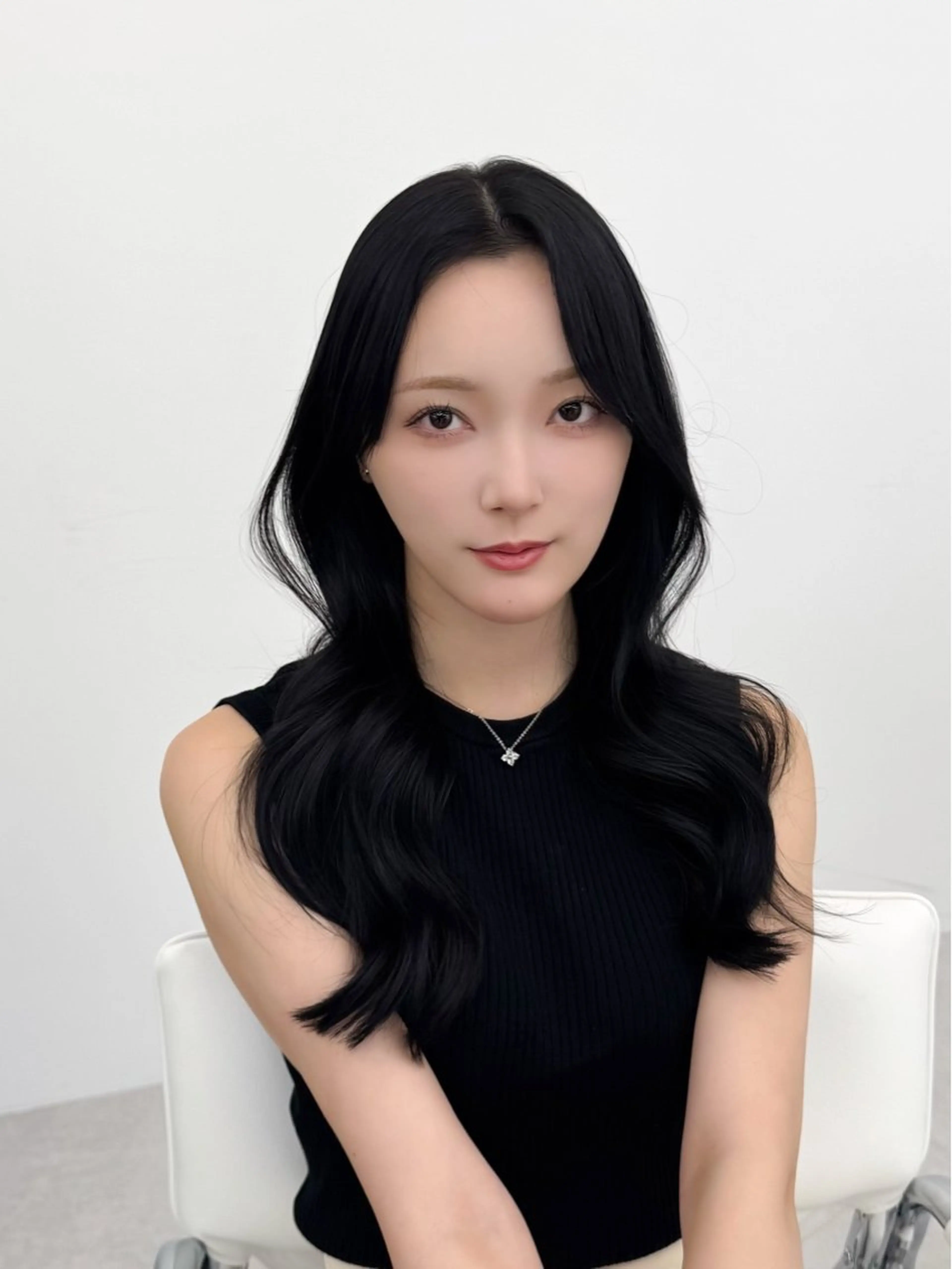 セミロング カラー ヘアアレンジ 顔周り&ミディアム 特化/池袋/kokiのヘアスタイル