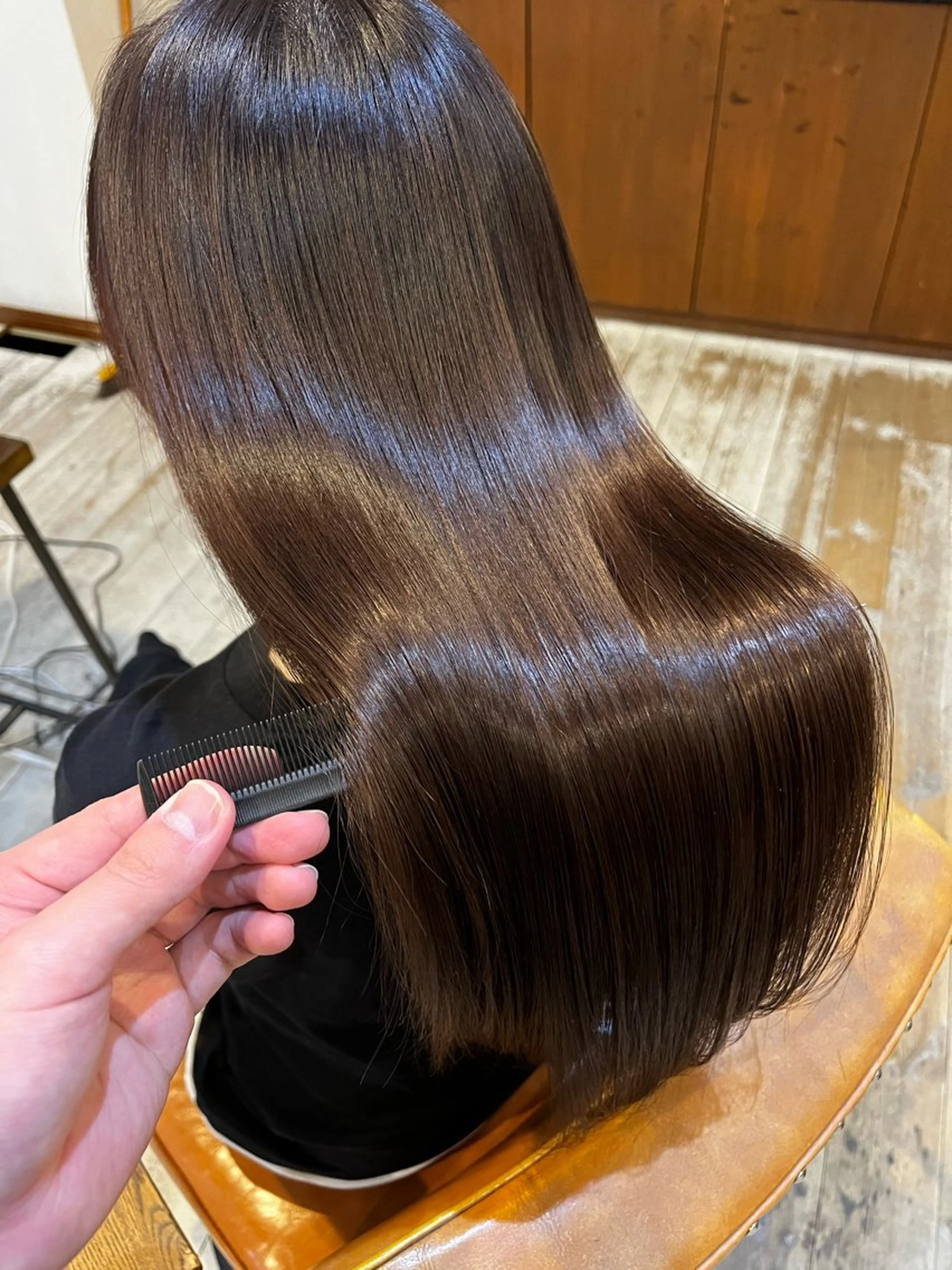 ロング 縮毛矯正 トリートメント SET-UP Yurukiのヘアスタイル