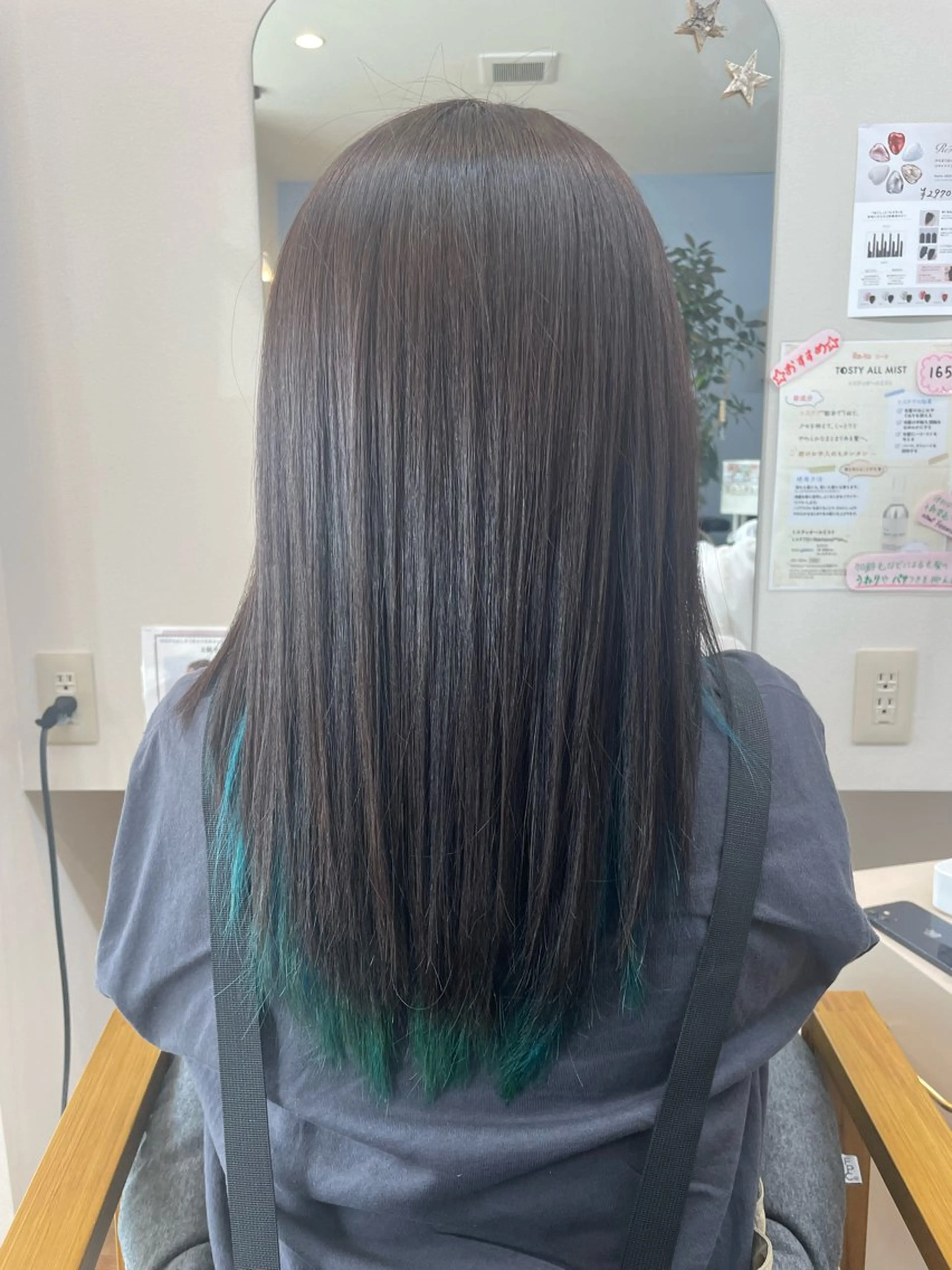 ロング 髪質改善 トリートメント カット ヘアカラー トリートメント アグレアーブル上地店 田中のヘアスタイル