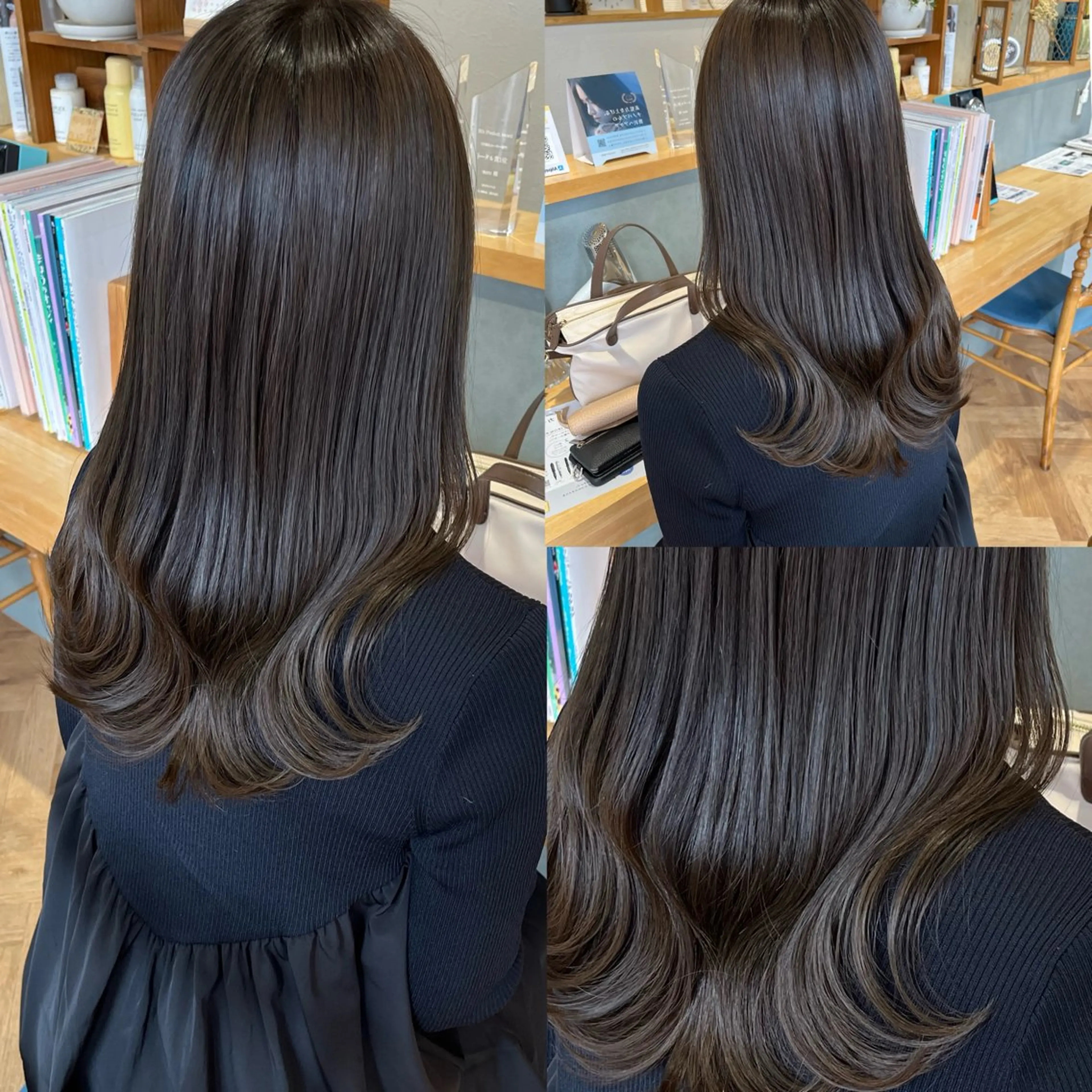 (全体カラー+2step保湿トリートメント)ご要望に寄り添います🌼✨綺麗に伸ばしたい方🌷頭皮ケアファインバブル🫧の写真