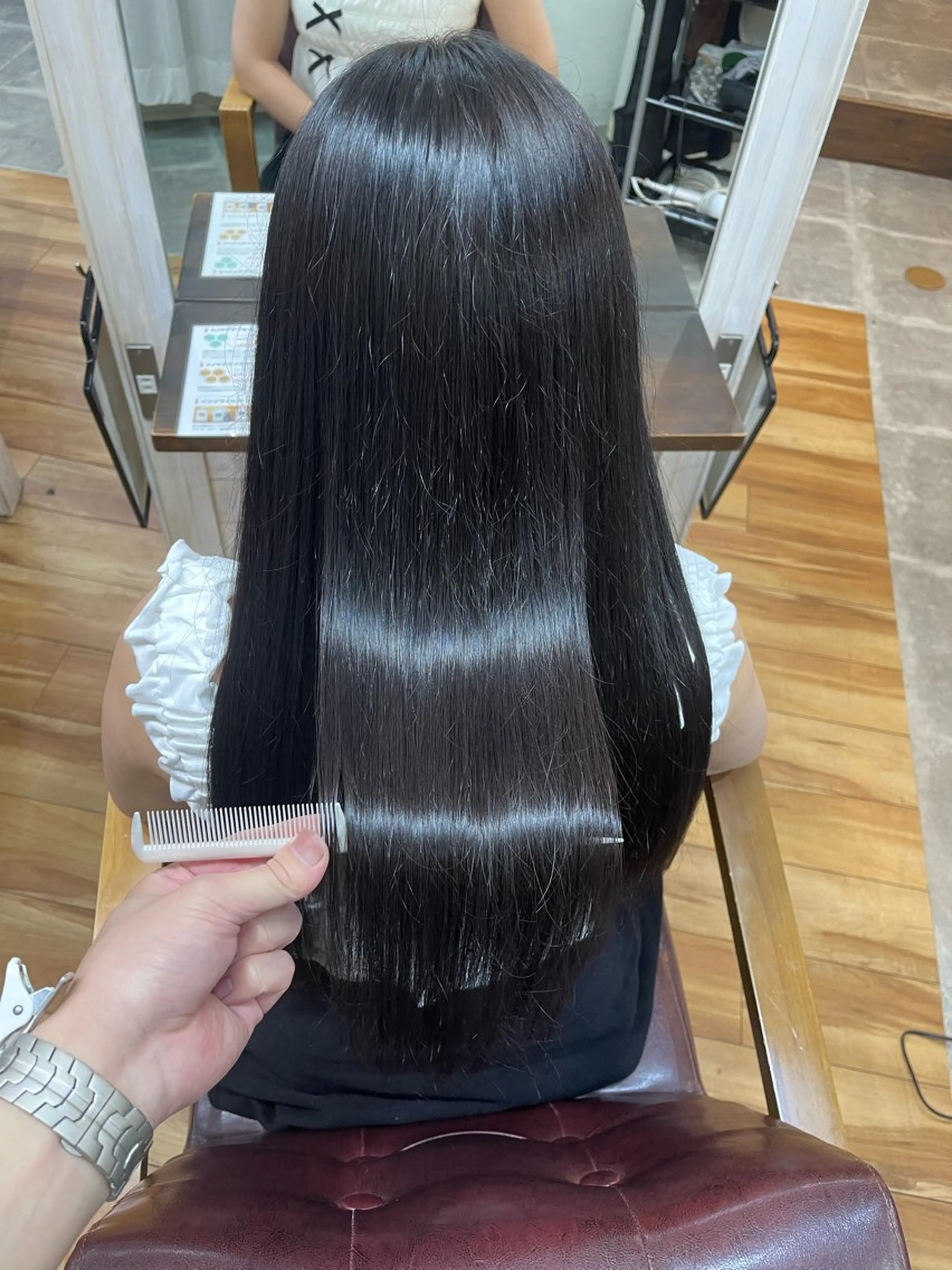 ロング 髪質改善 トリートメント SOYON西大寺店所属・ダブルカラー/ 髪質改善💎安藤のヘアスタイル