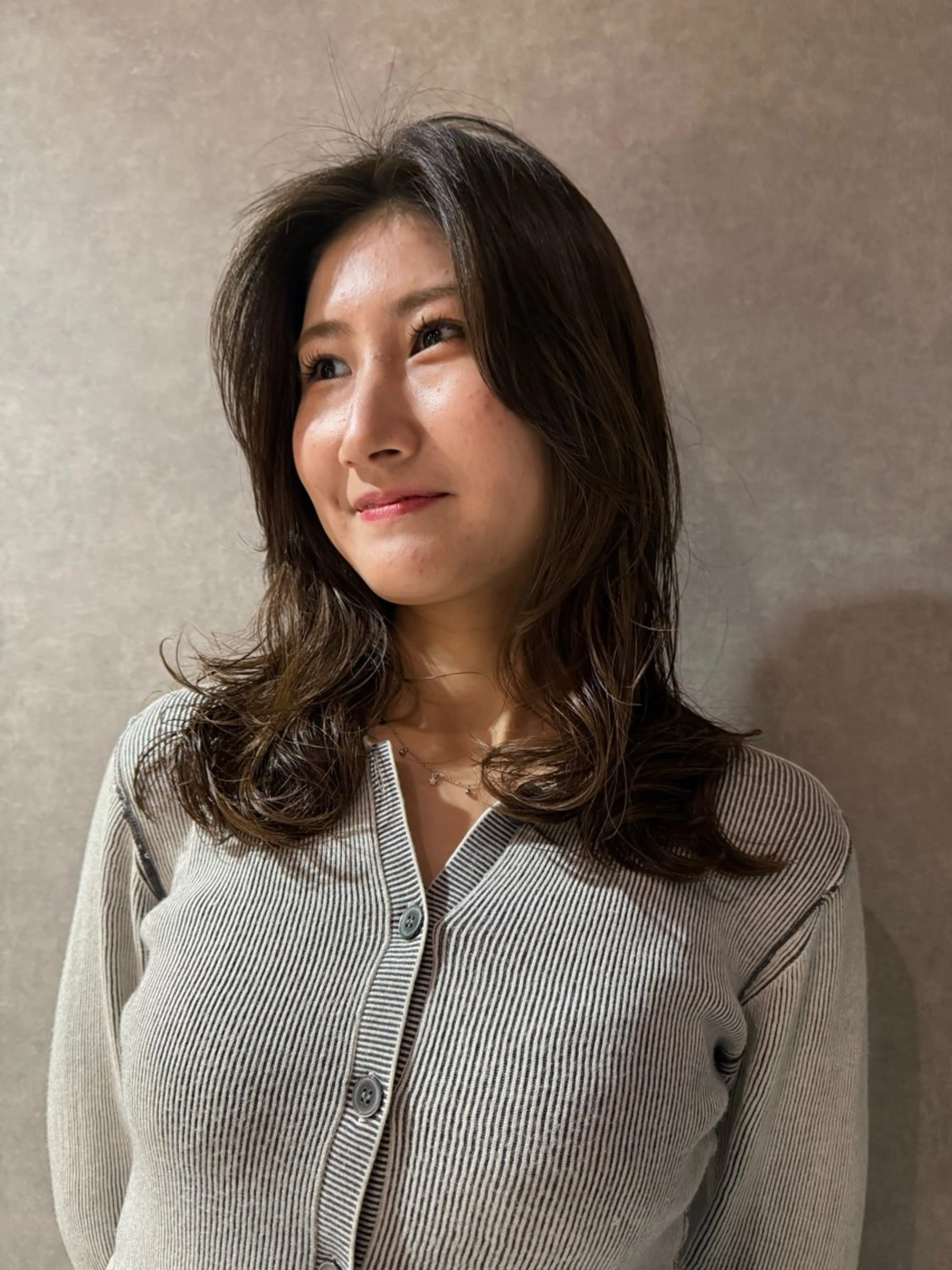 ミディアム パーマ 似合わせパーマ /神戸/ayaのヘアスタイル