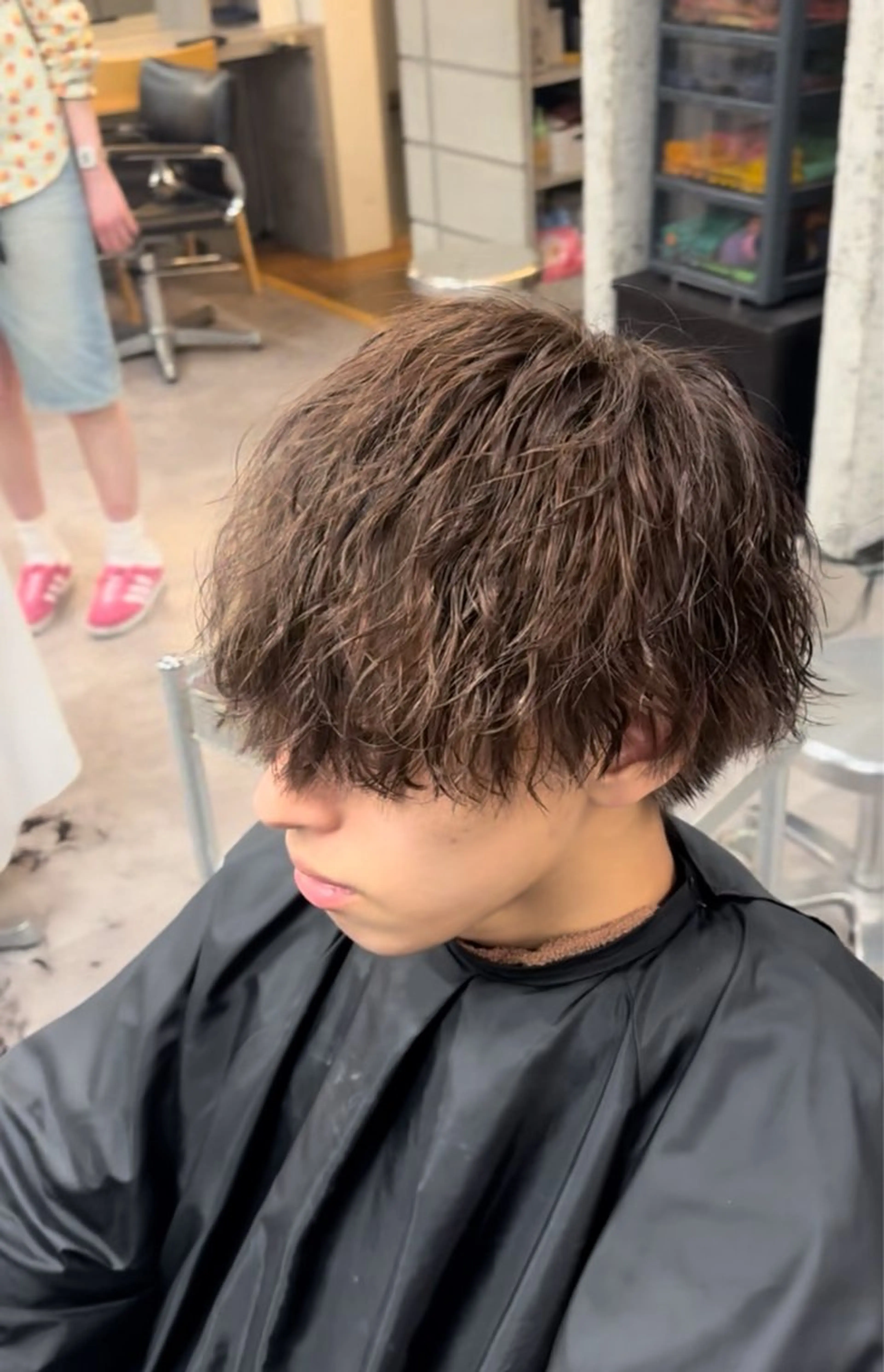 カラー パーマ 💈メンズパーマ特化 金子温貴💈のヘアスタイル