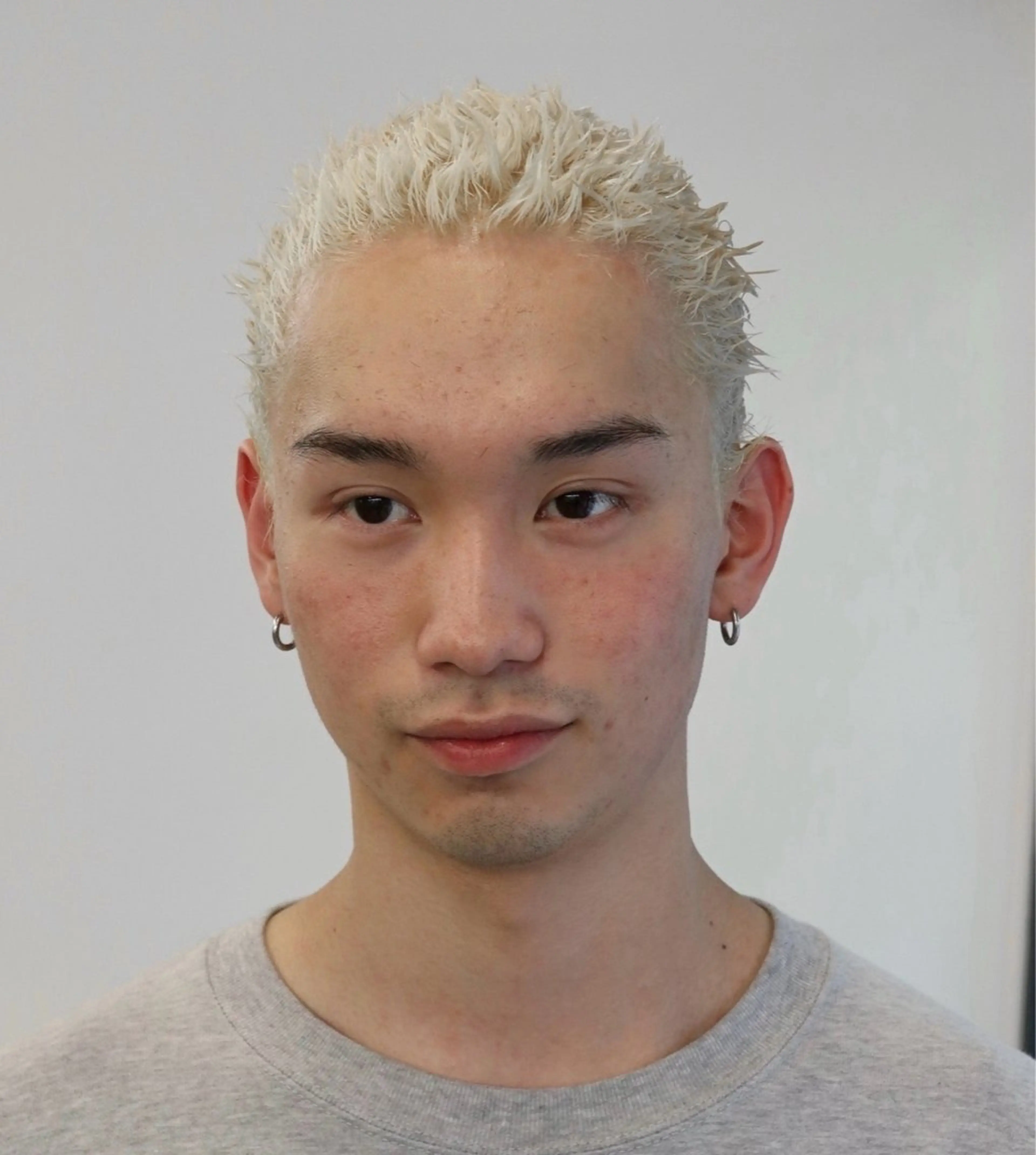 ショート パーマ メンズ カット ヘアカラー パーマ イージードリル募集 🔥平口はのんのヘアスタイル