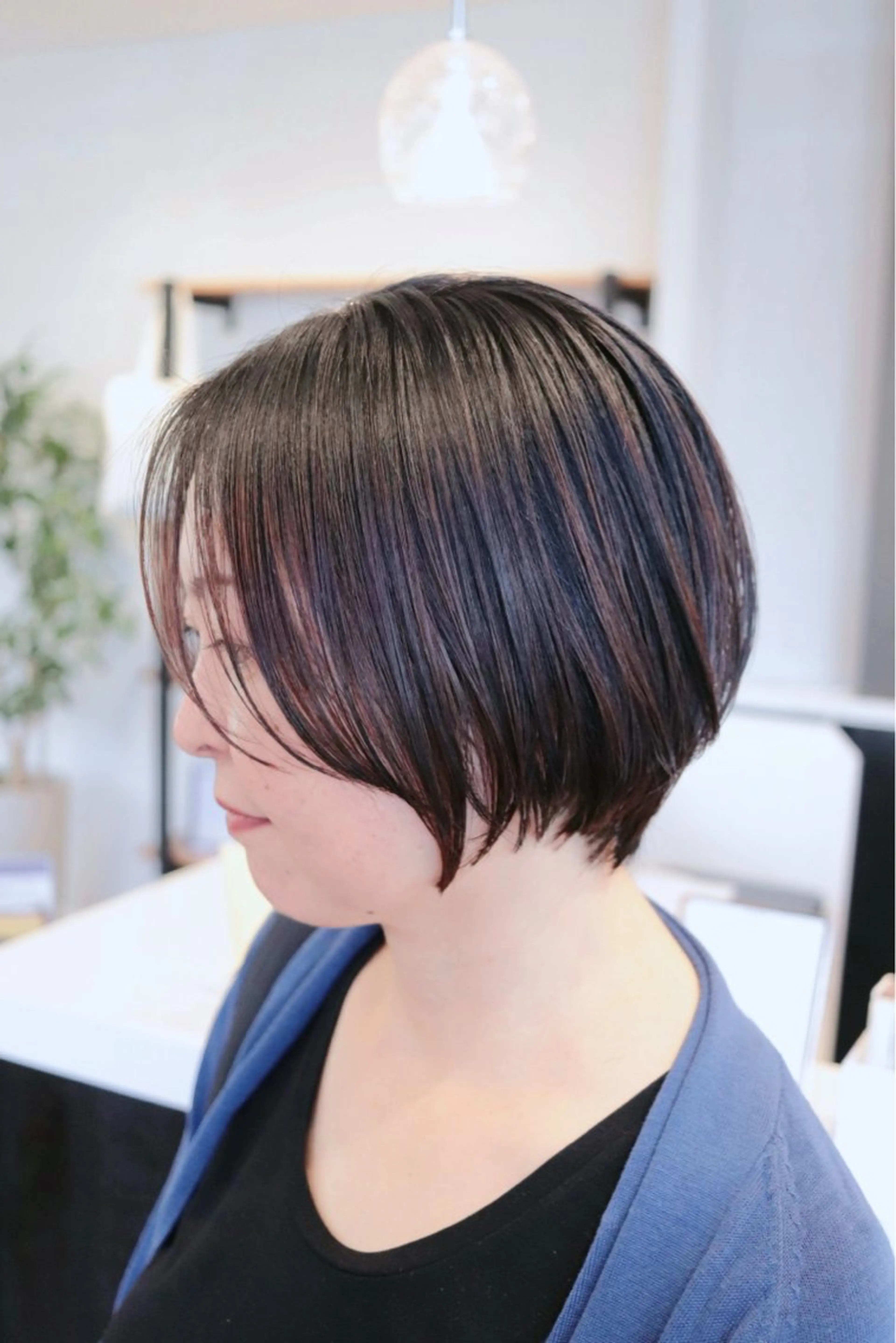 ショート ハンサムショート ショートヘア カット shampoo hair salon所属・🫧レイヤー/透明感 カラー/Ryukaのヘアスタイル