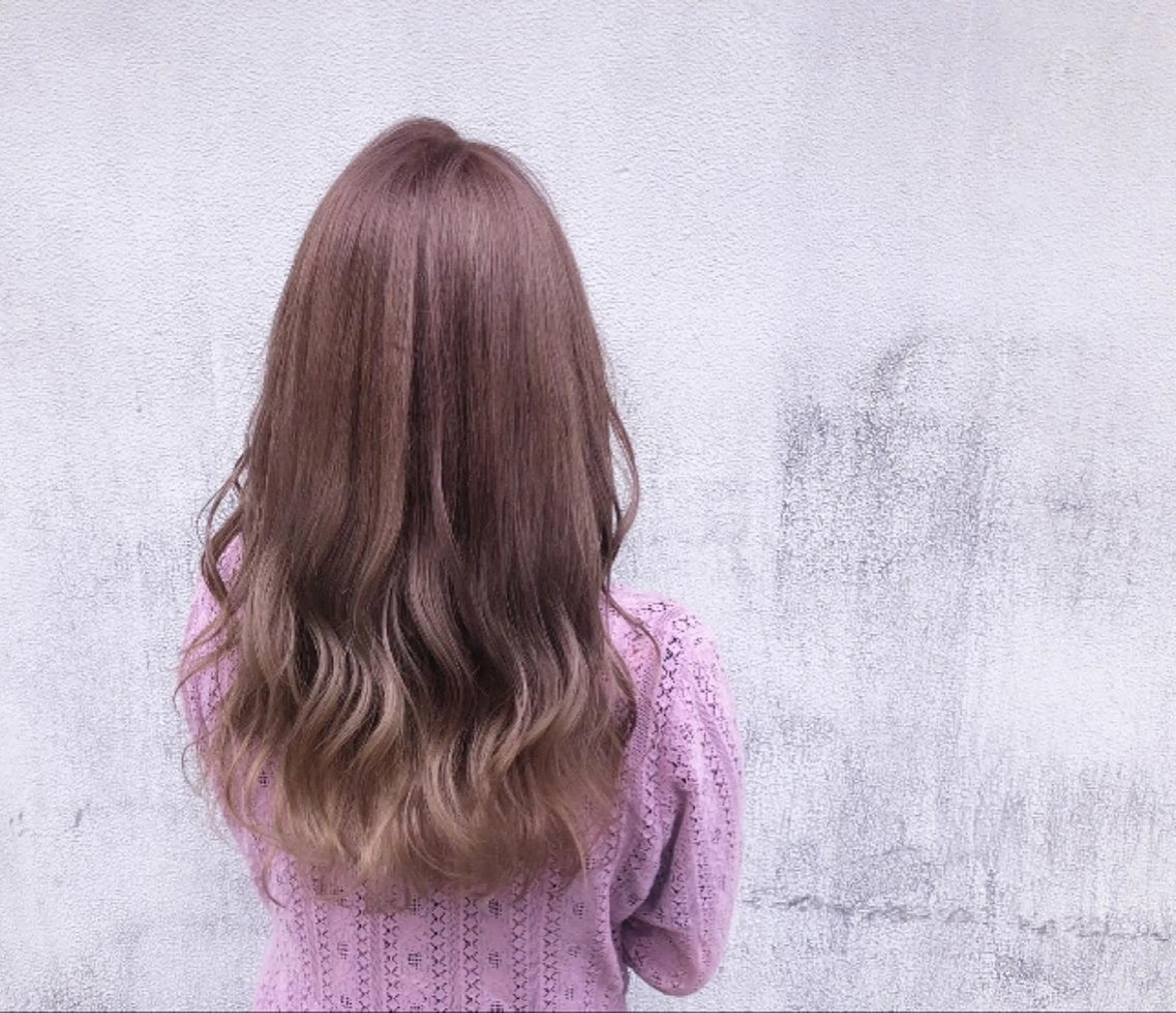 ロング カラー ラベンダーカラー カット ヘアカラー トリートメント 🎀入谷、鶯谷🎀 ULTOWAババのヘアスタイル