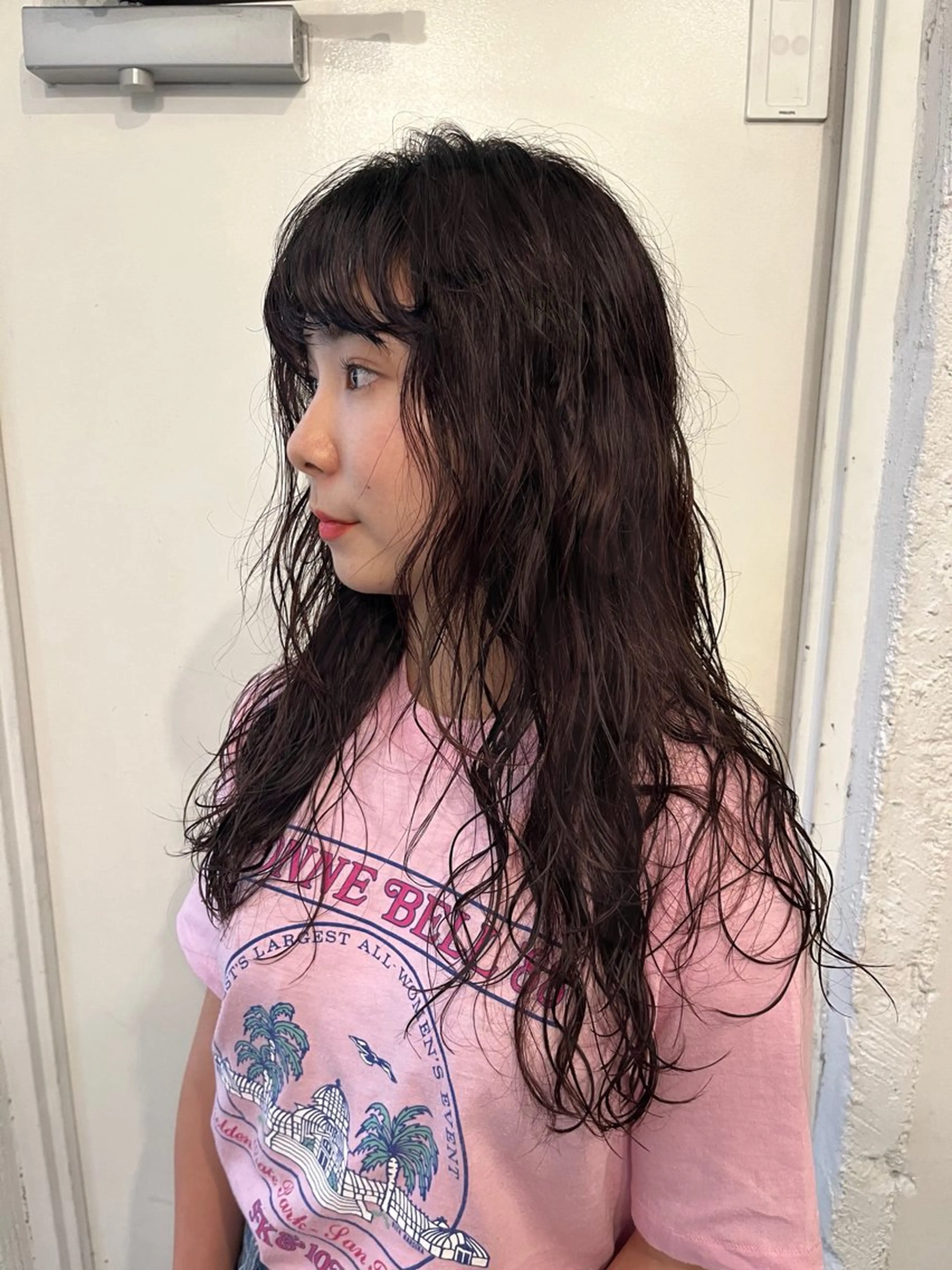 ロング カラー パーマ ✴︎UNU ✴︎モエカのヘアスタイル