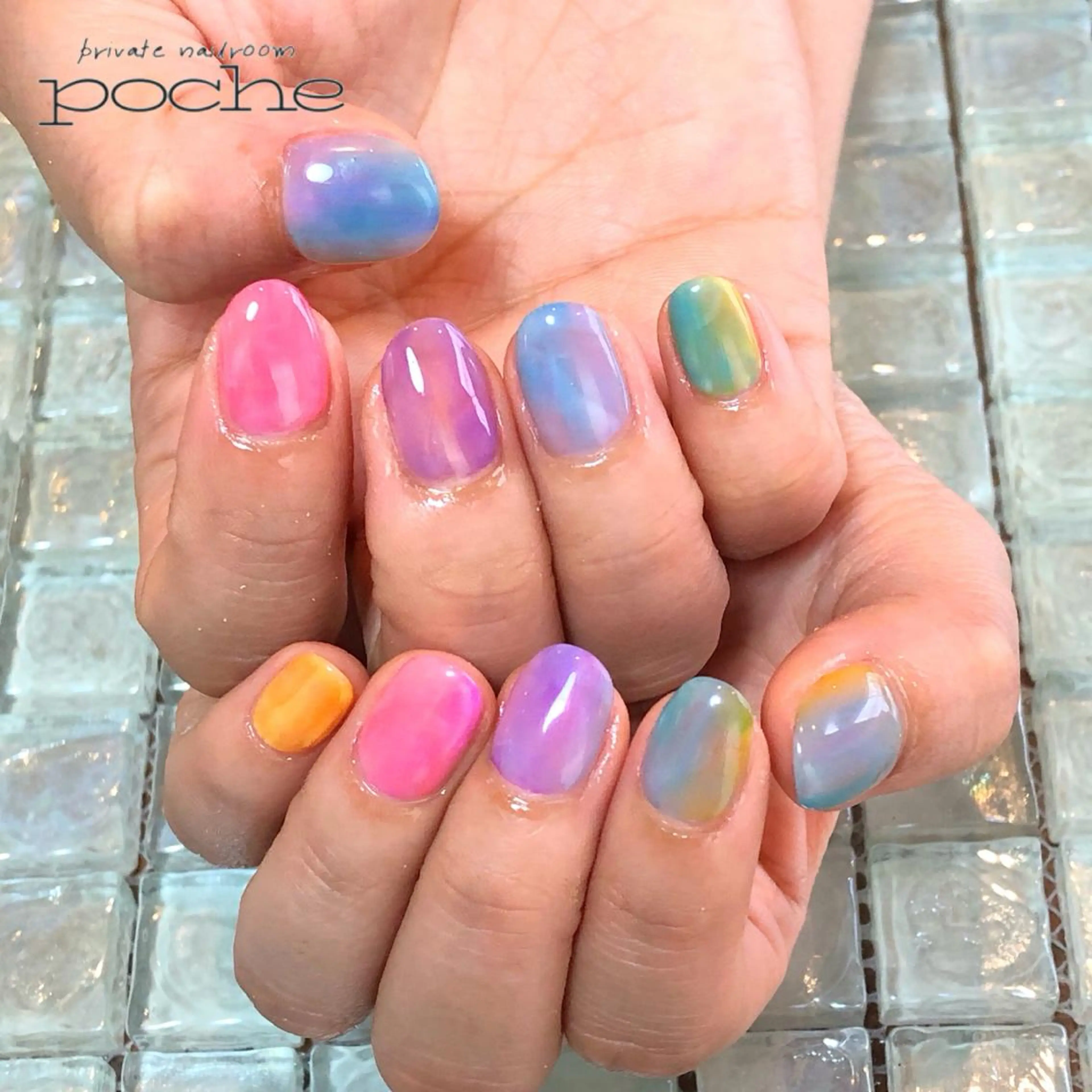 ネイル ニュアンスネイル ハンドネイル 工藤 理恵のネイルデザイン