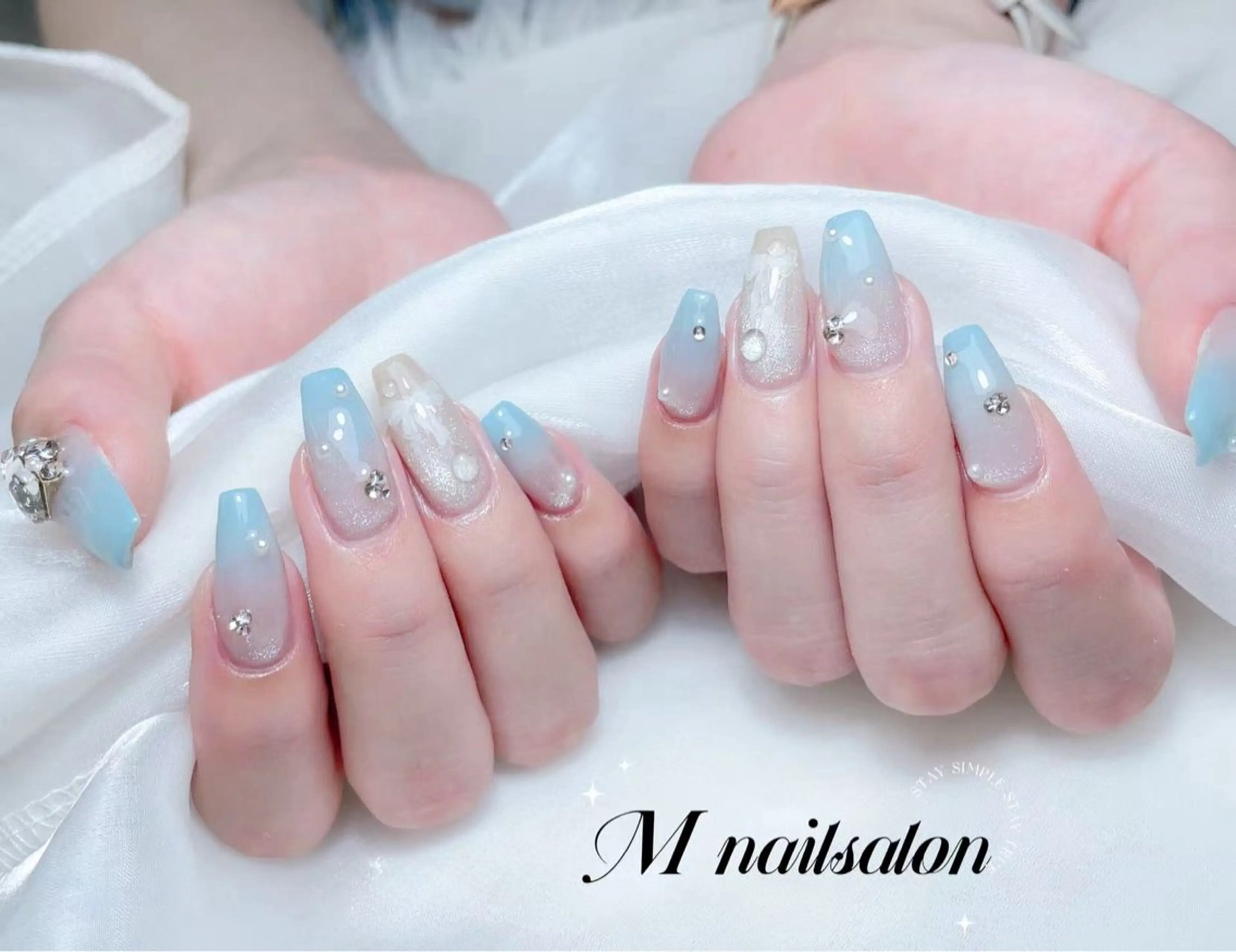 ネイル M🌷nail 長さだし専門店のネイルデザイン