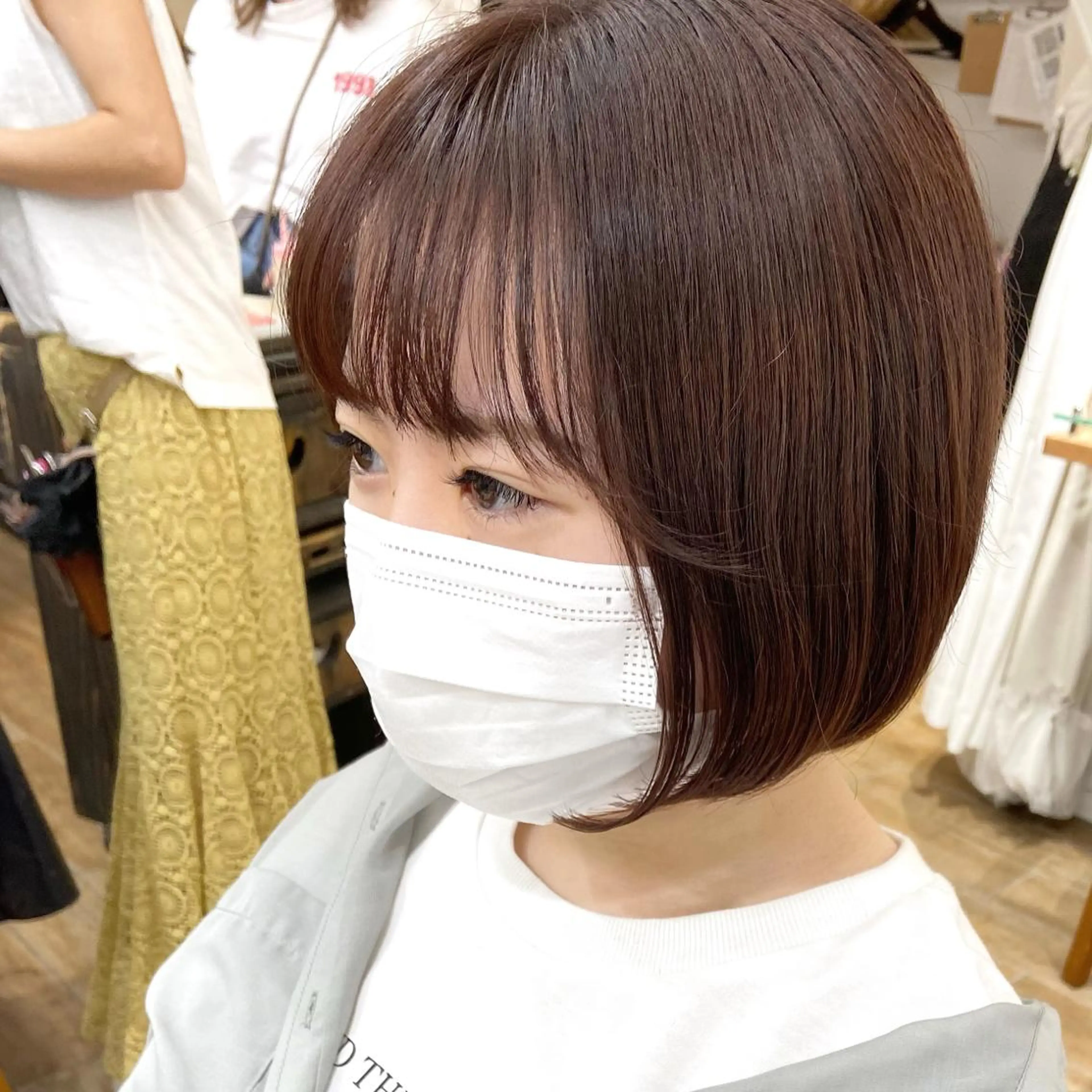 ショート カラー パーマ ヘアアレンジ メンズ キッズ ネイル マツエク・マツパ カット ヘアカラー トリートメント 横浜Bob美容師🤎 ERINAのヘアスタイル