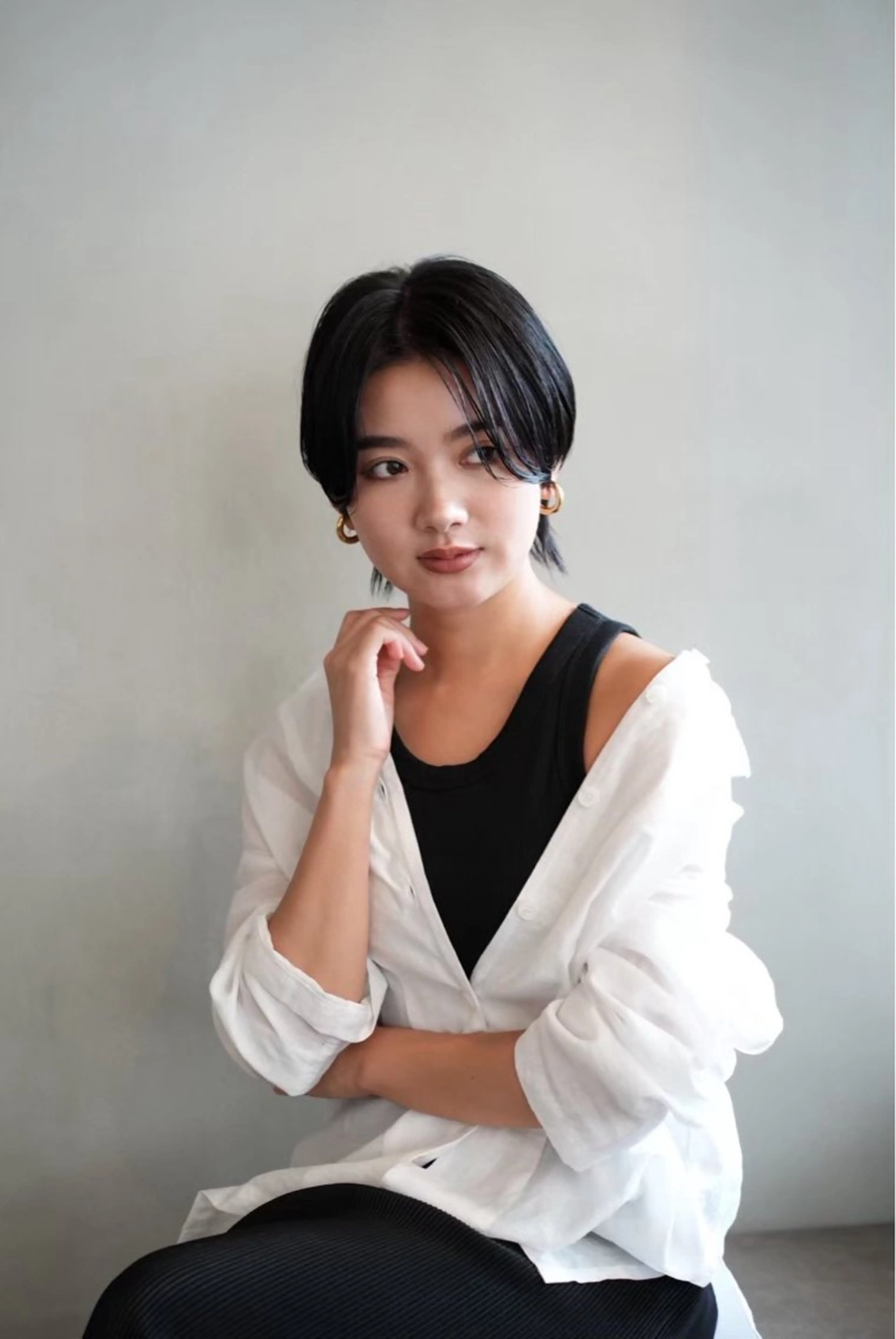 ショート カラー 加賀 千聖 /soigneのヘアスタイル