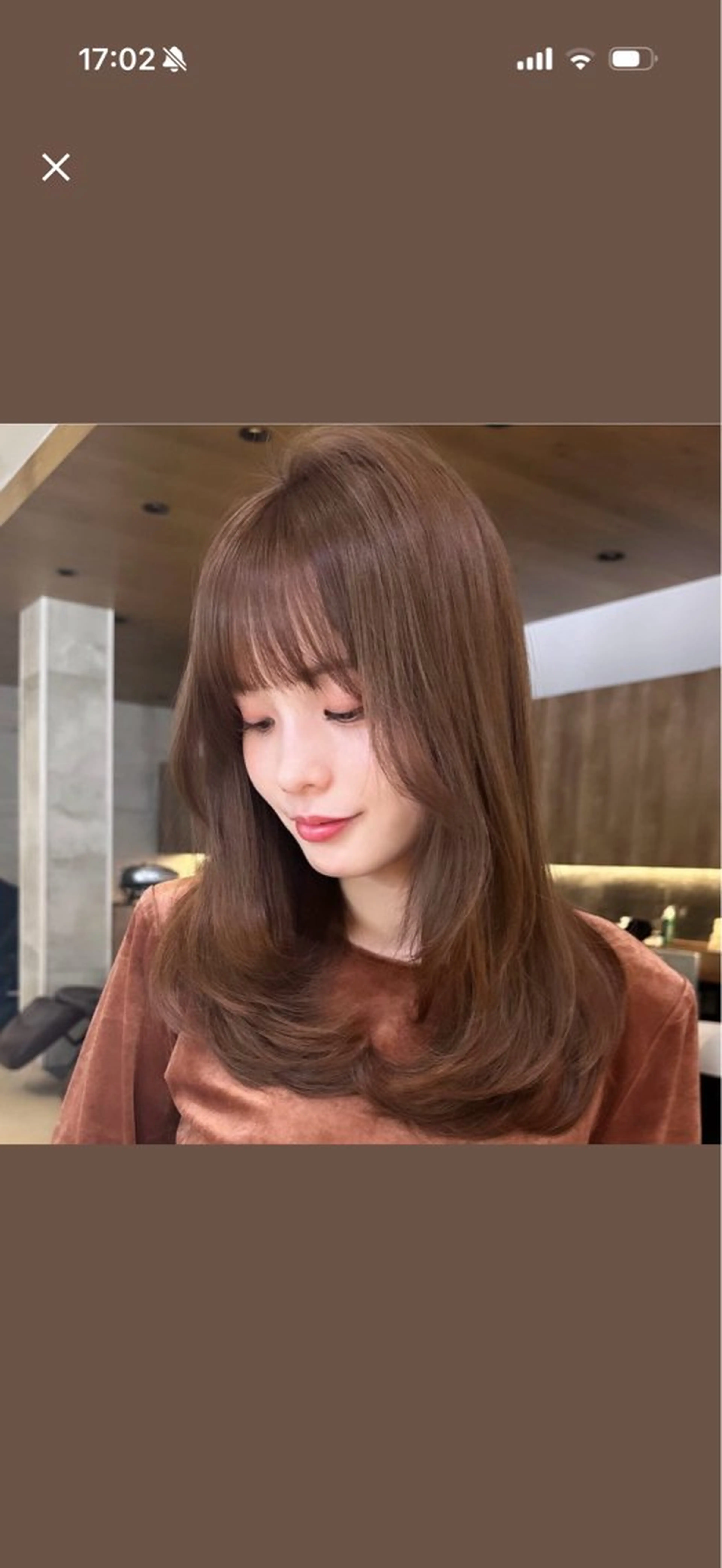 ロング 若狭 真央のヘアスタイル