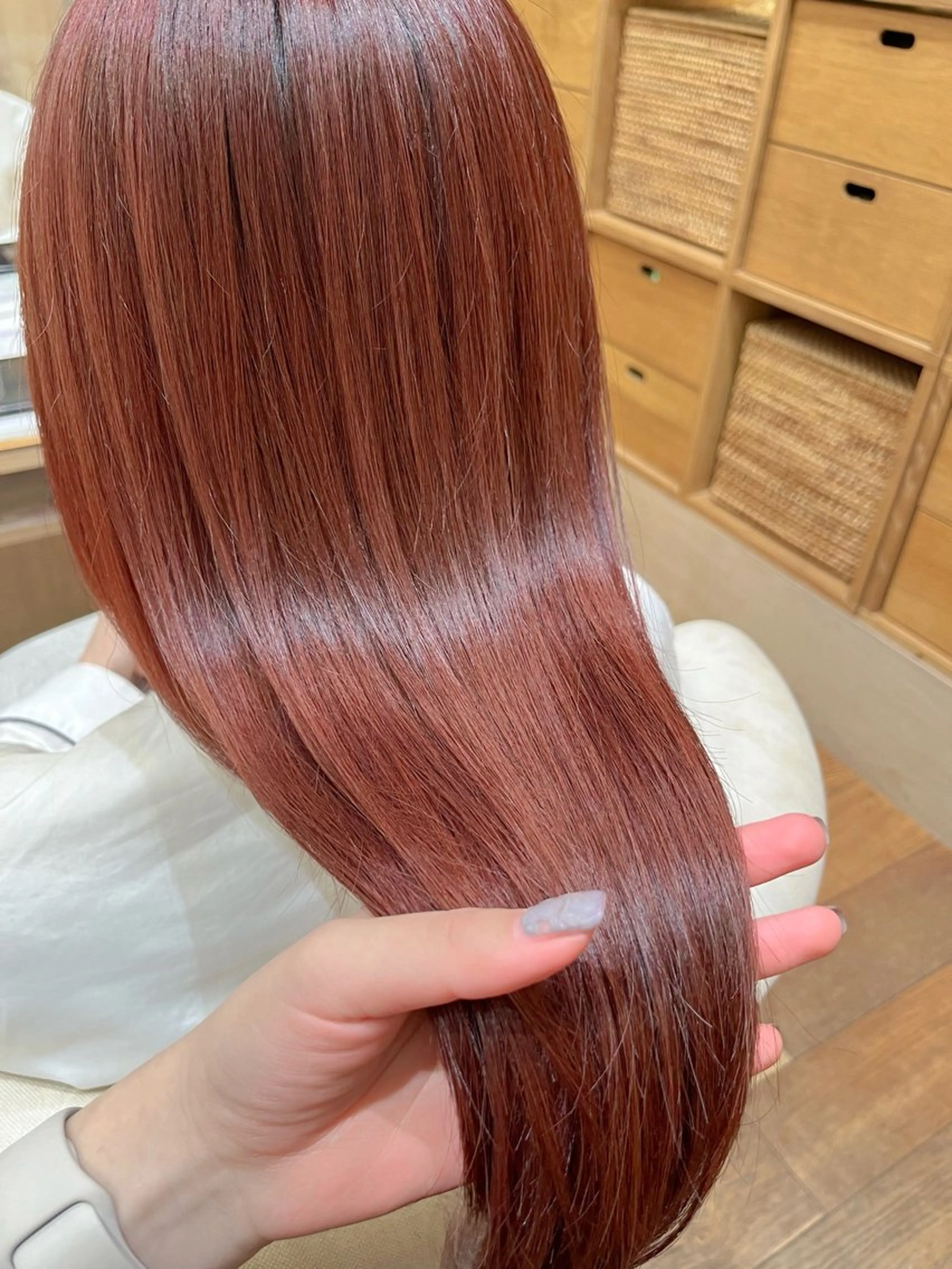 セミロング カラー ヘアカラー 暖色カラー/似合わせ カット/名古屋/辻のヘアスタイル