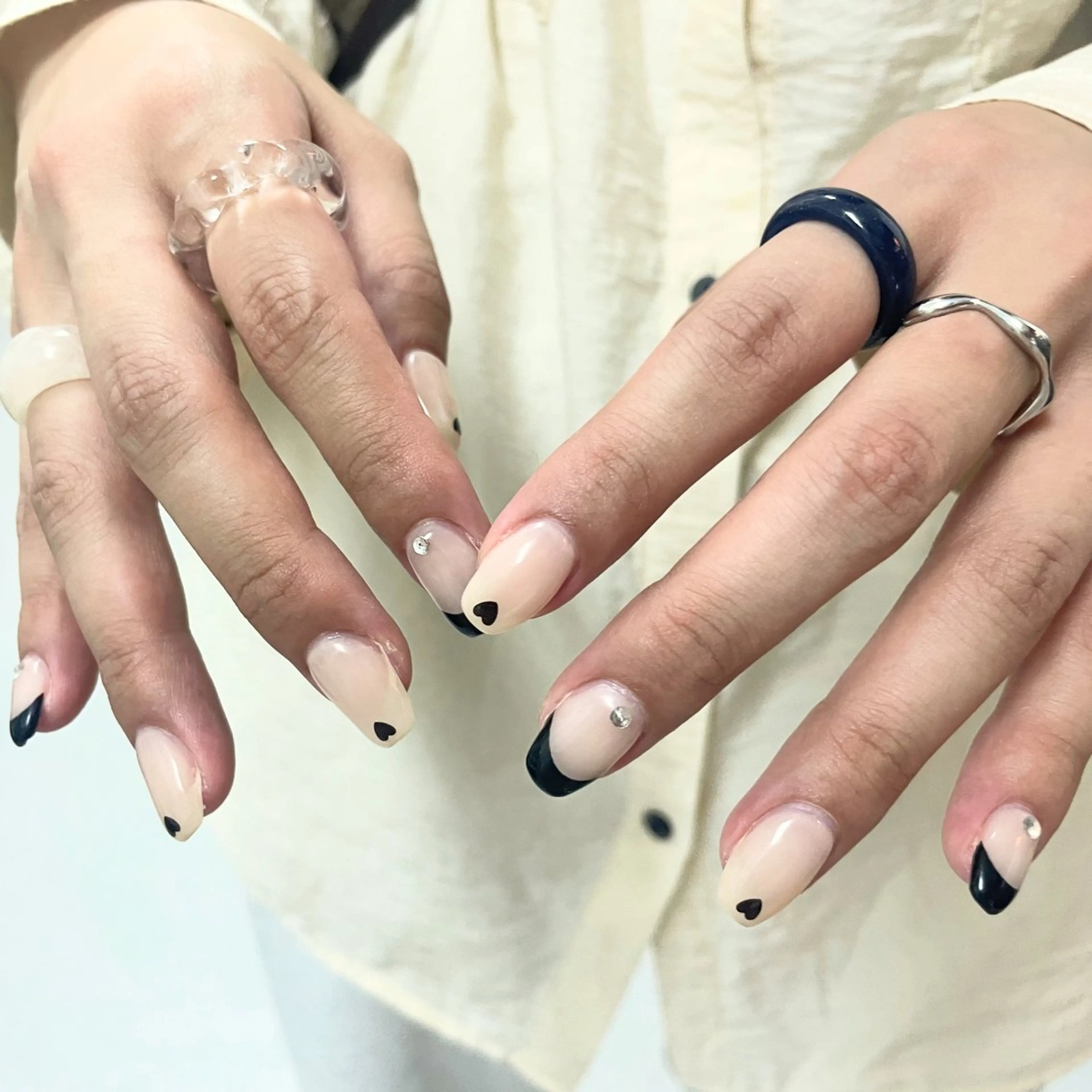 ネイル フレンチネイル ハンドネイル N° nail_ fuyukaのネイルデザイン