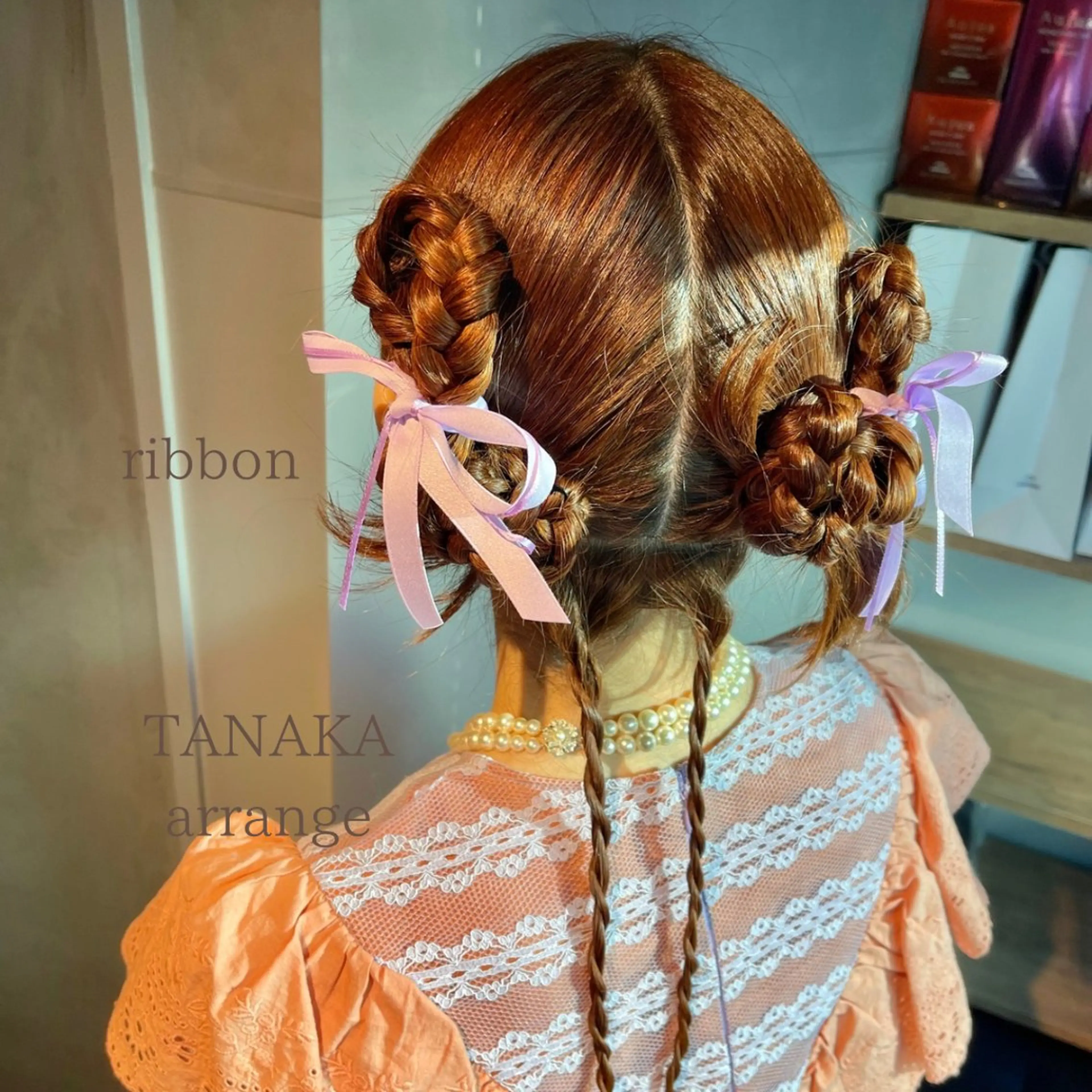 ヘアアレンジ ポニーテール 結婚式・ブライダル 卒業式のヘアスタイル ヘアセット charm《銀座》 ヘアセット/縮毛矯正のヘアスタイル