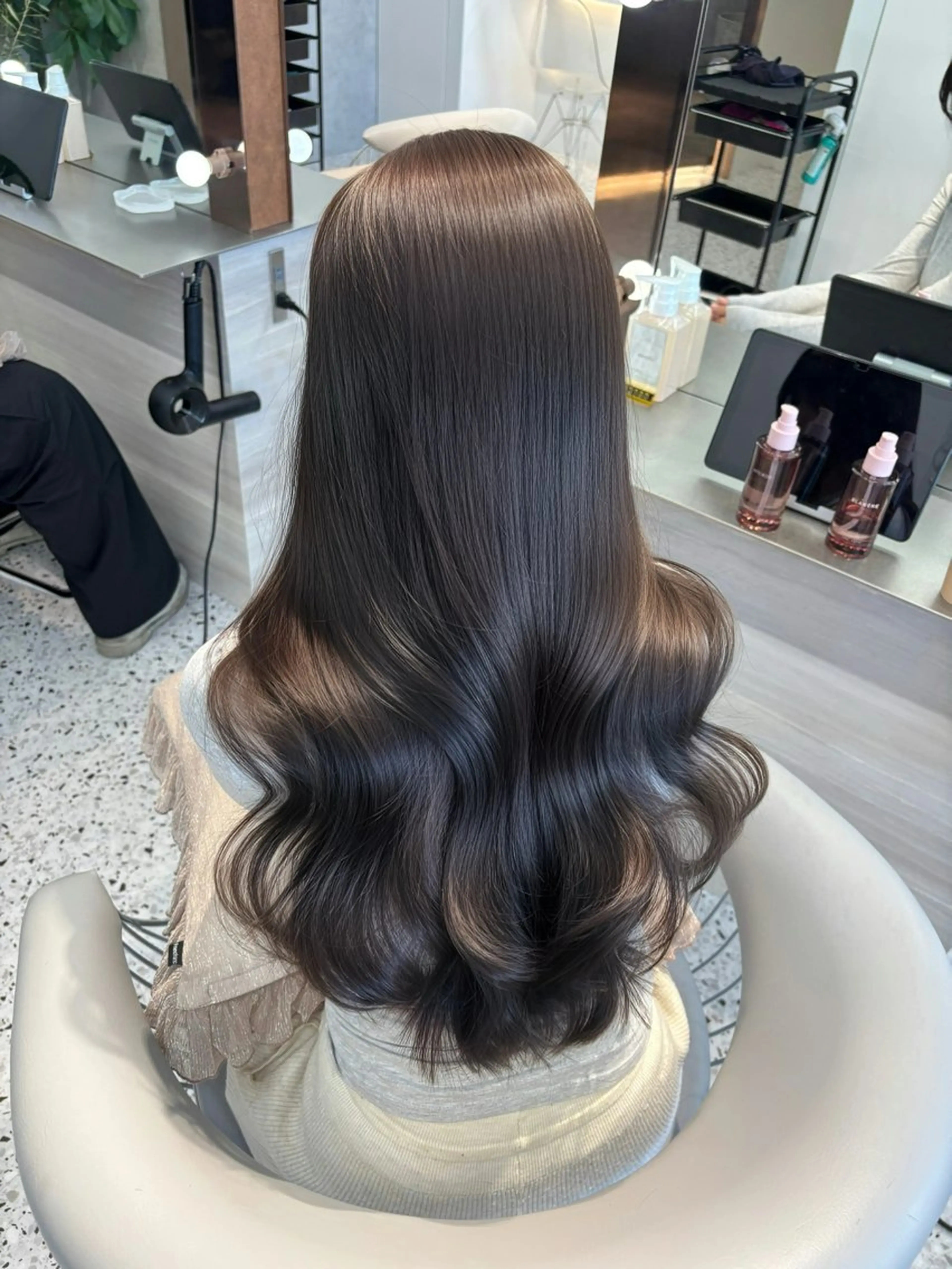 ロング カラー 透明感カラー ヘアカラー 🍒ブリーチなしカラ ー／Sakura🍒のヘアスタイル