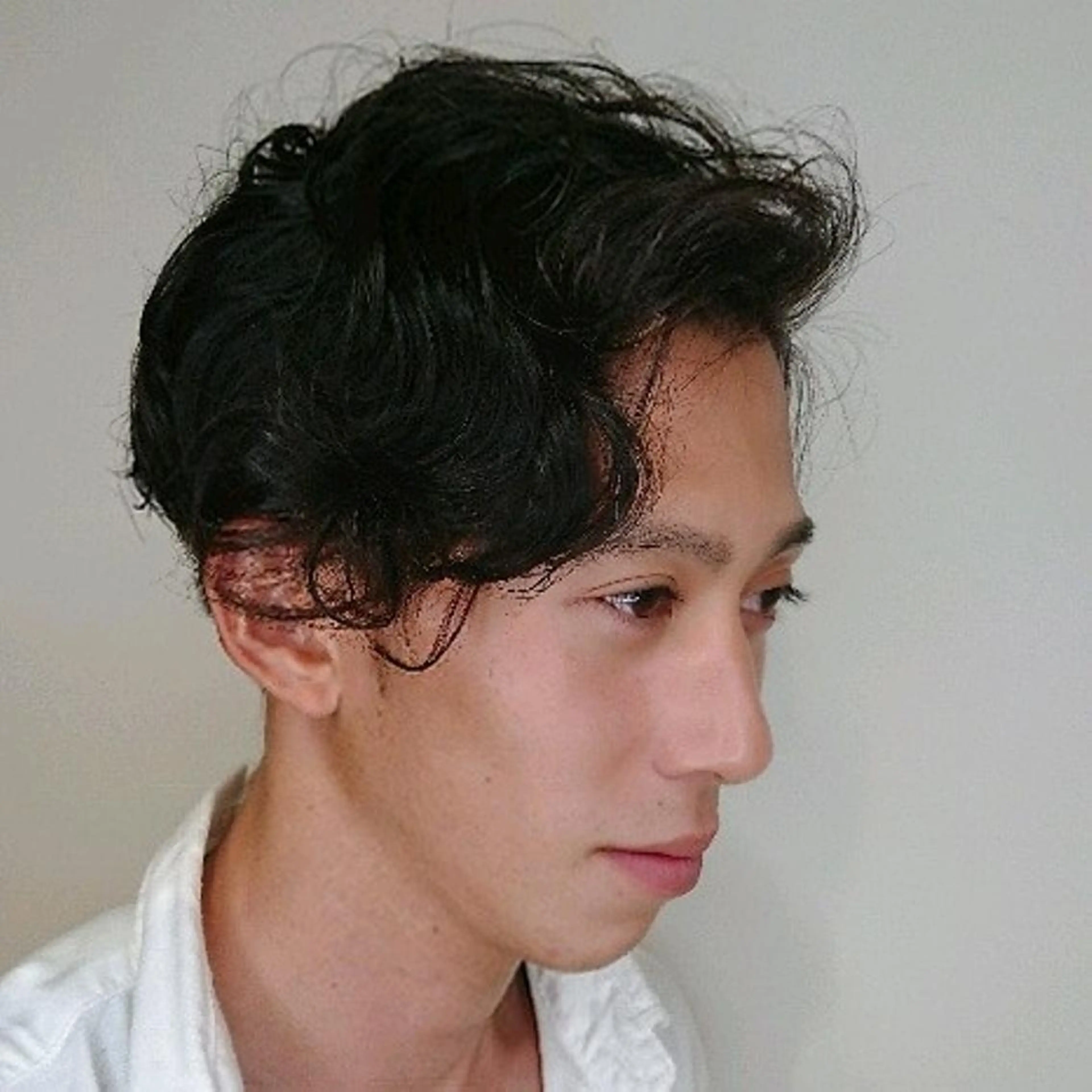 メンズ カラー パーマ ヘアアレンジ ブリーチ/ヘアケア/ 艶髪/イギチハルのヘアスタイル