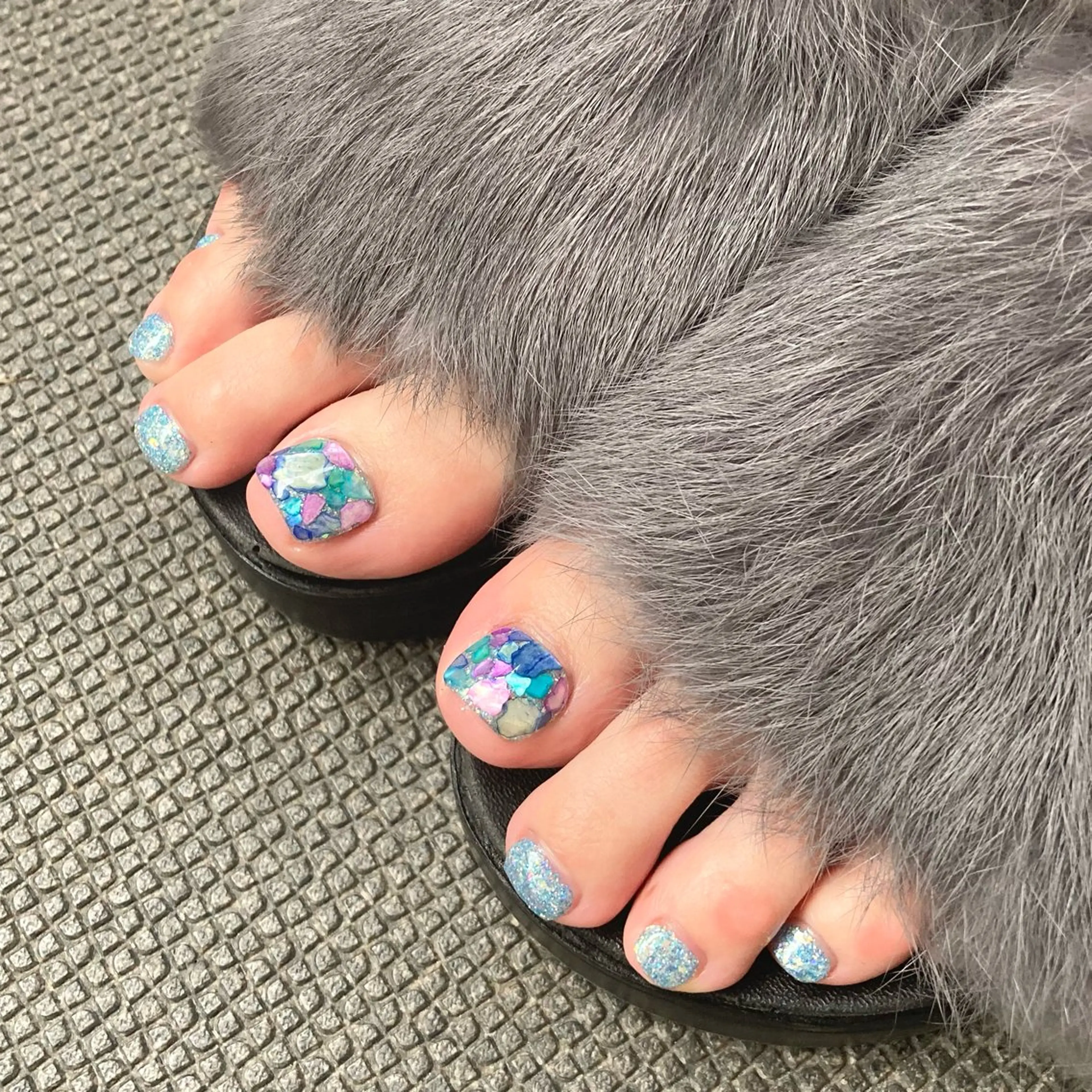 ネイル フットネイル m美.所属・m美.ーエムミー 【nail&eye】のネイルデザイン