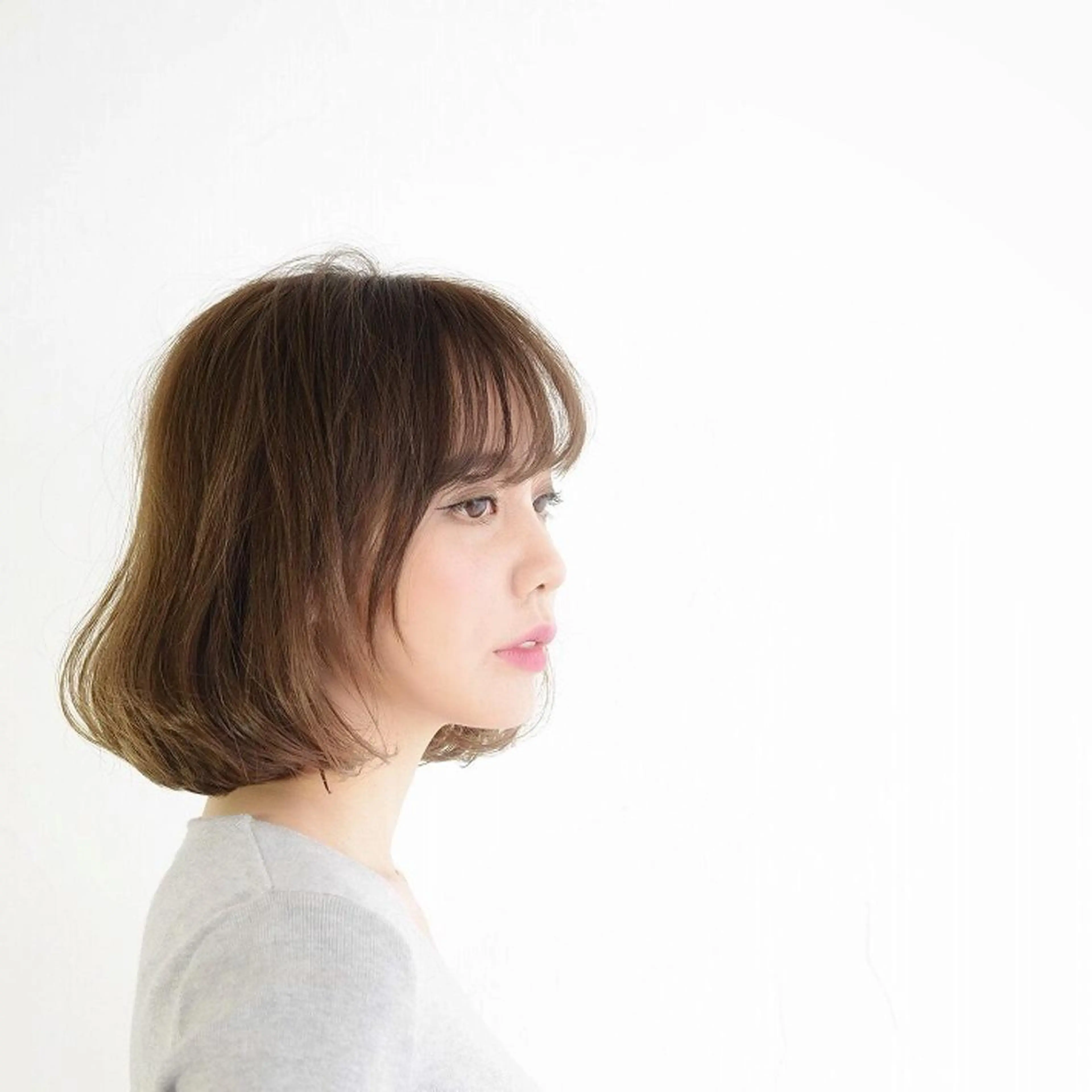 ミディアム カラー 圧倒的美髪ストレート ツダケイタロウのヘアスタイル