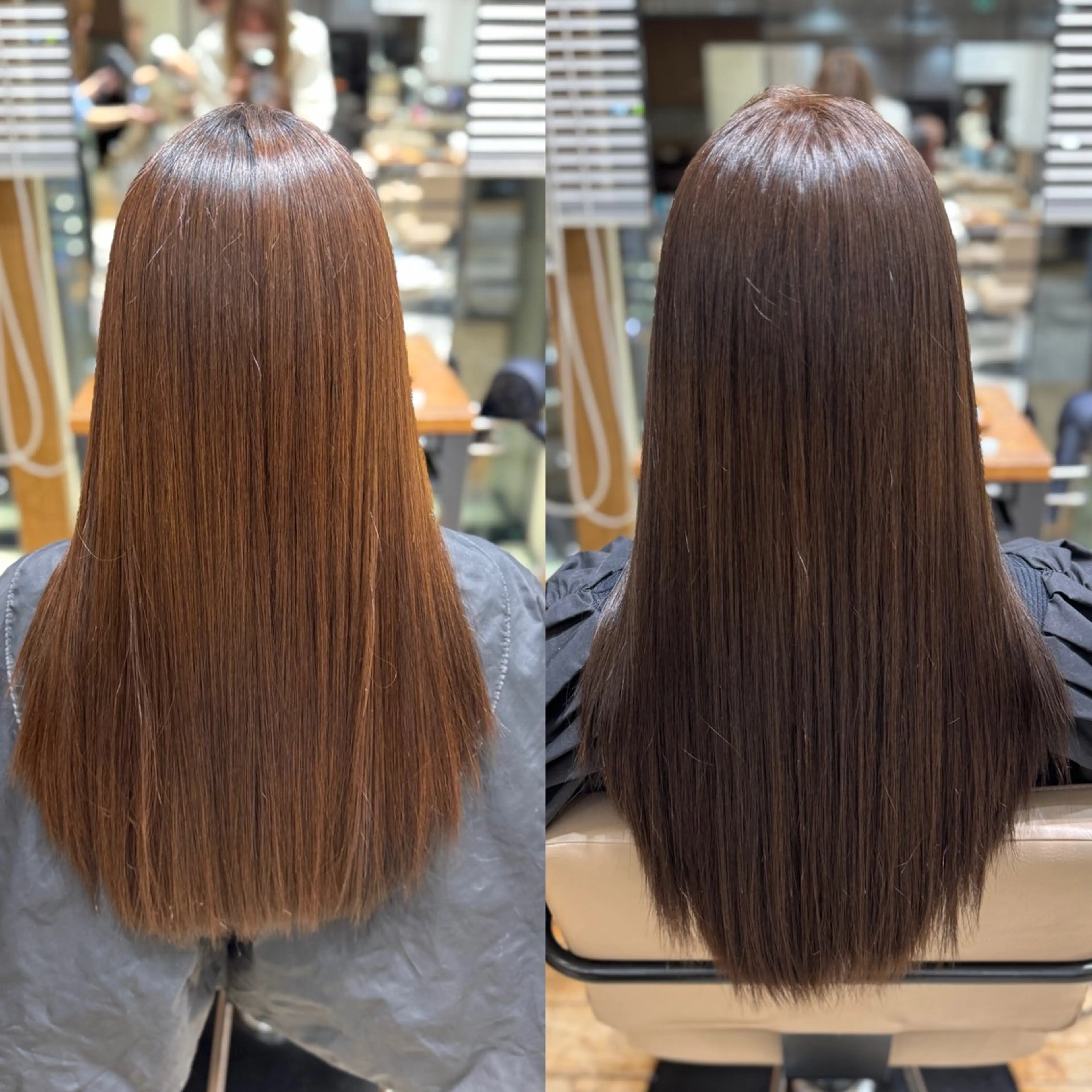 ロング カラー アッシュ ベージュカラー ブリーチ ブラウンカラー ブラウンベージュ ヘアカラー 新宿透明感カラー 髪質改善/吉川怜奈のヘアスタイル