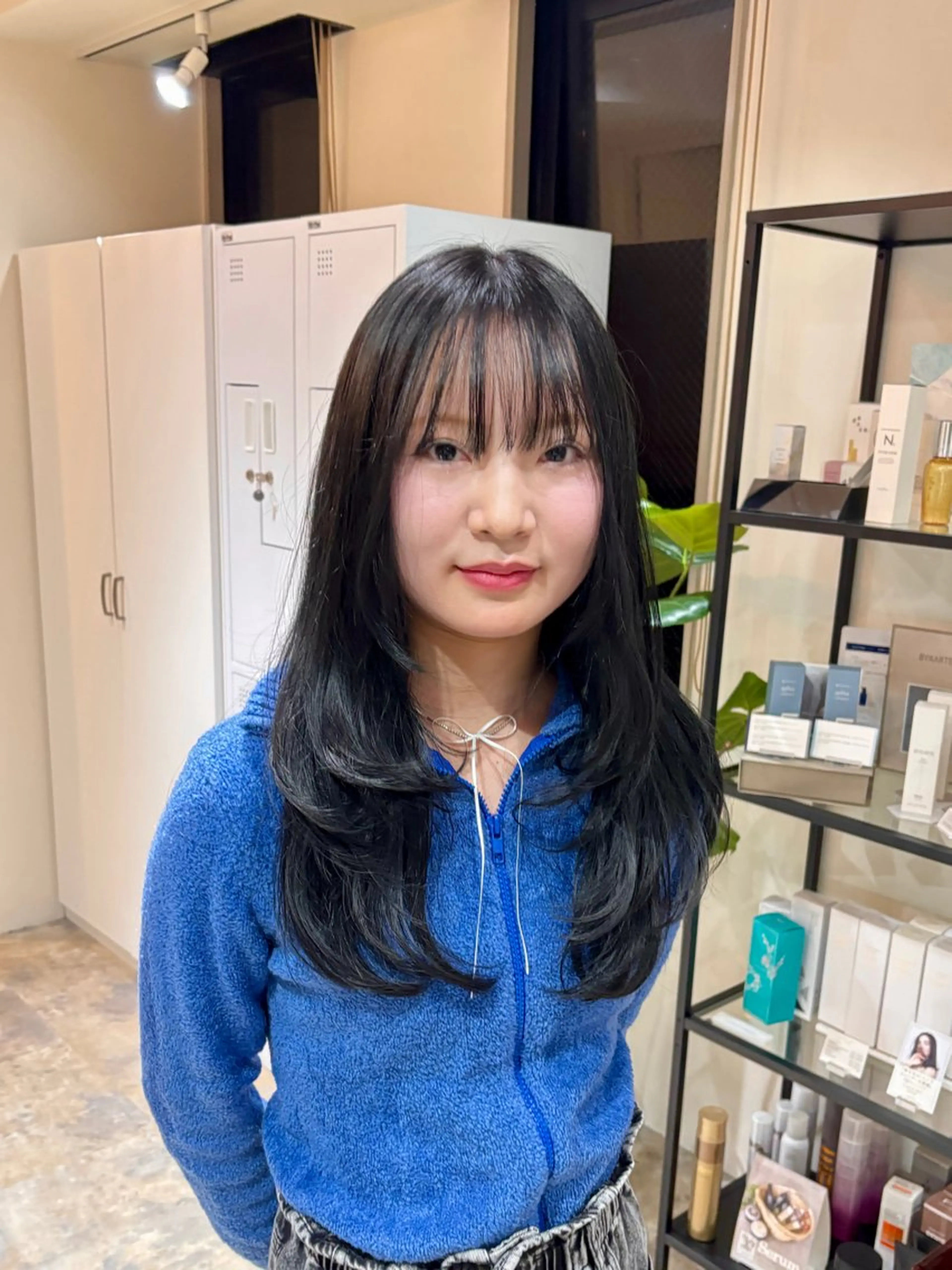 ロング レイヤーカット AHNKISM所属・トレンド🌷 ボブ　パーマ🩰のヘアスタイル