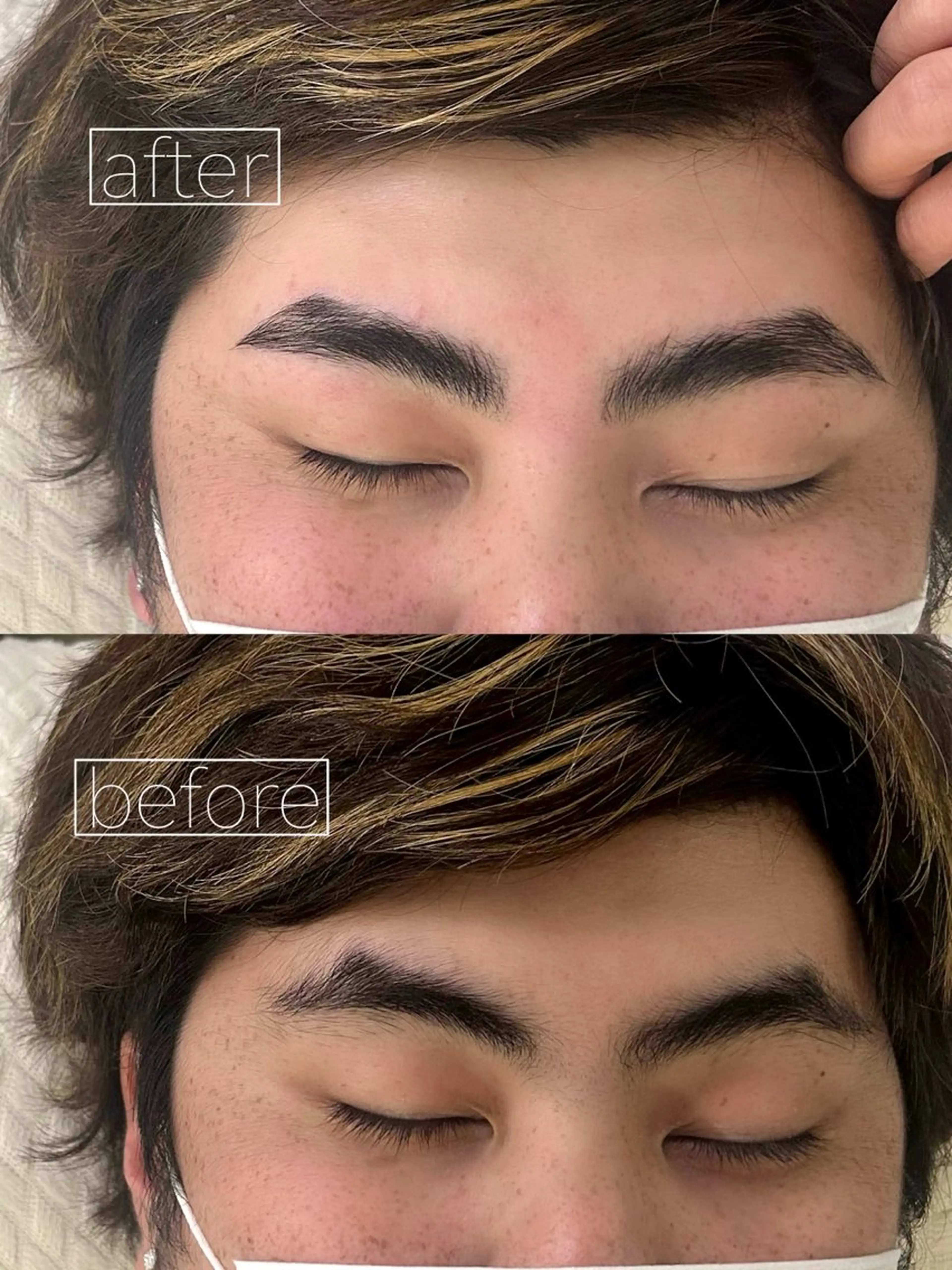 メンズ アイブロウ ハリウッドブロウリフト メンズアイブロウ ワックス脱毛 その他(アイブロウ) GO TODAY SHAiRE SALON Vellmie店所属・吉祥寺kasumi 🌛eye/browのマツエク・マツパデザイン