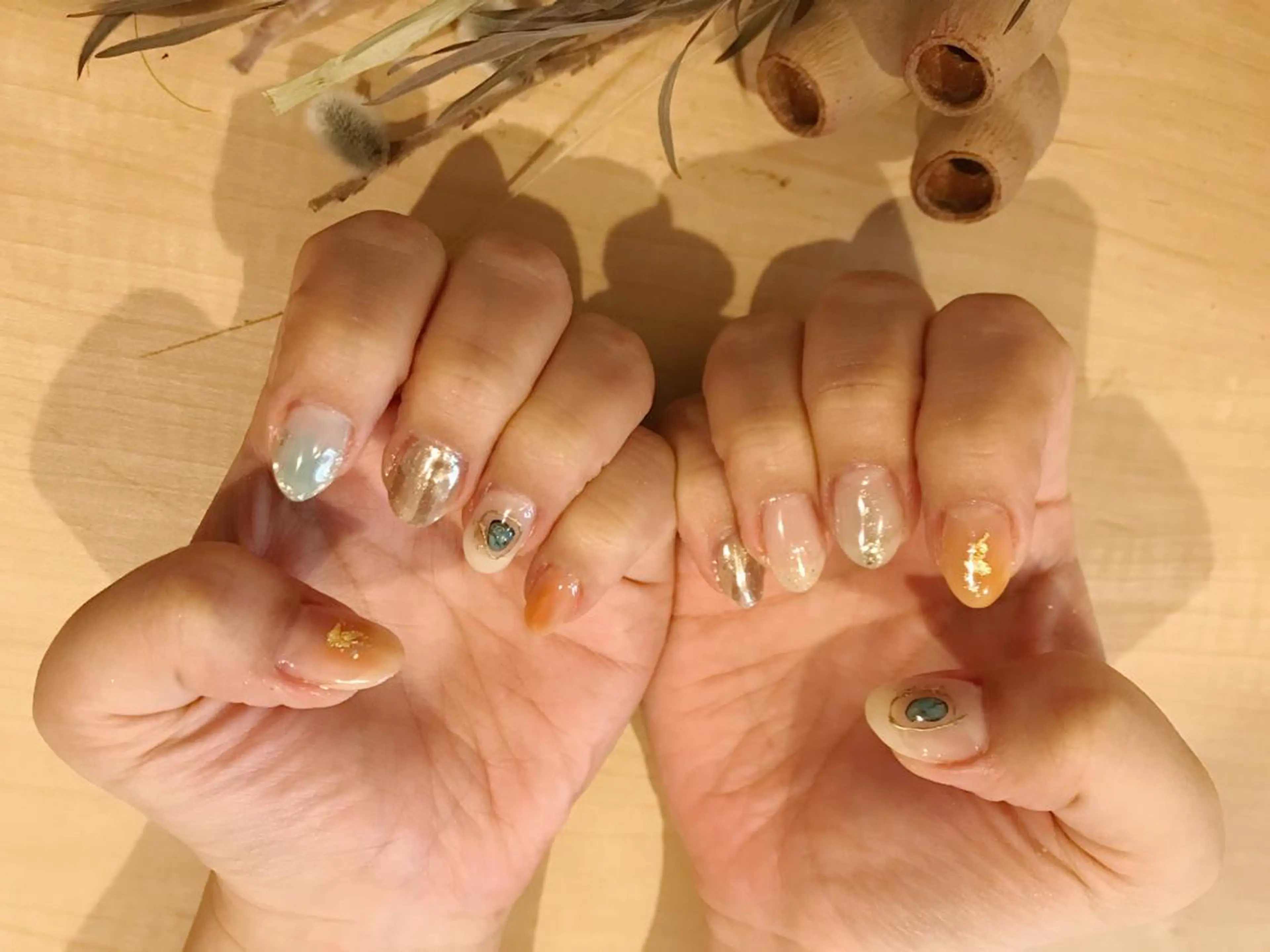 ネイル ハンドネイル フットネイル rebon＊ natsukiのネイルデザイン