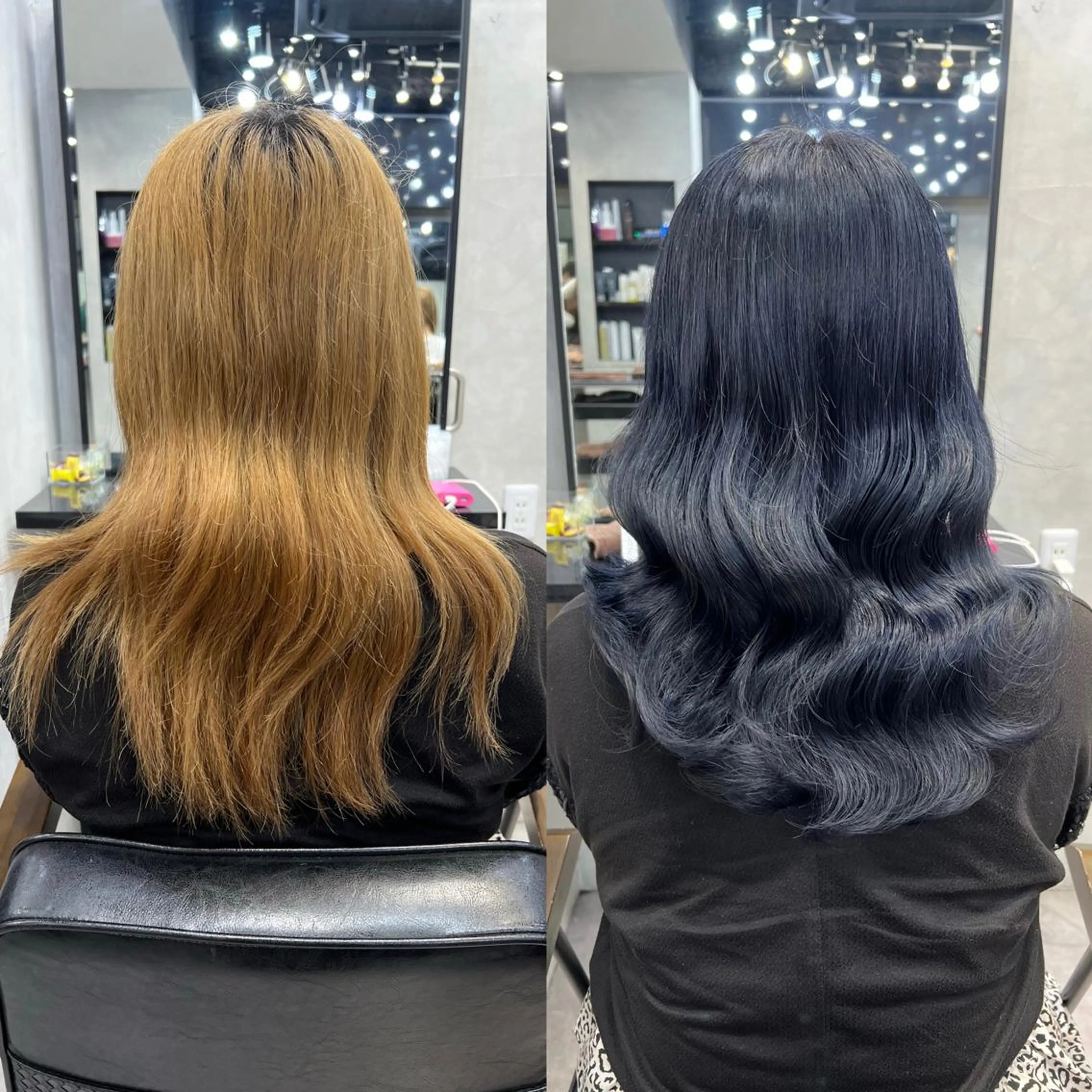 ミディアム カラー ヘアアレンジ シールエクステ アッシュ バレイヤージュ ベージュカラー 黒髪 ヘアカラー トリートメント ar+ ❤︎ maiのヘアスタイル