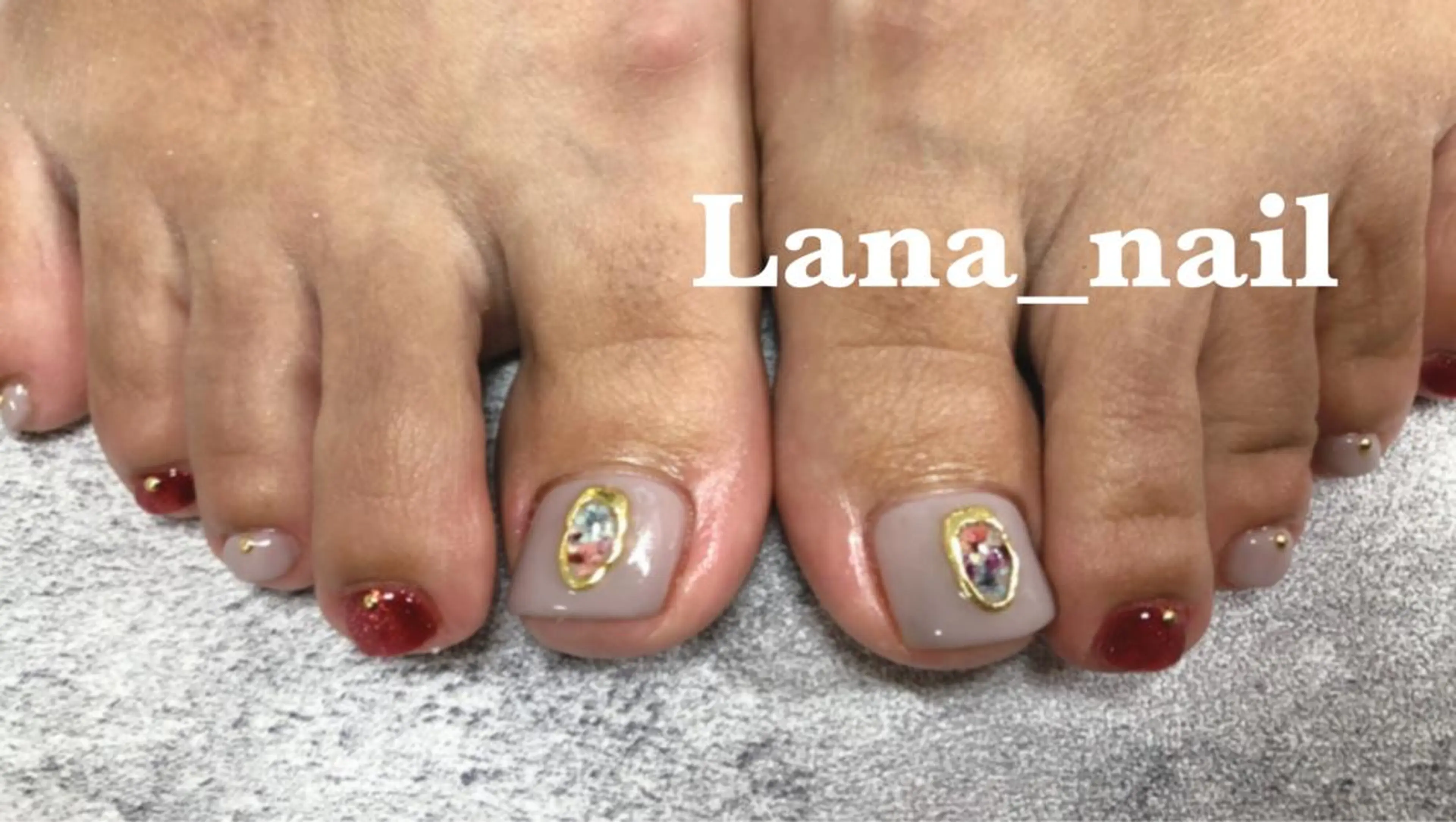 ネイル フットネイル Lana_ nailのネイルデザイン