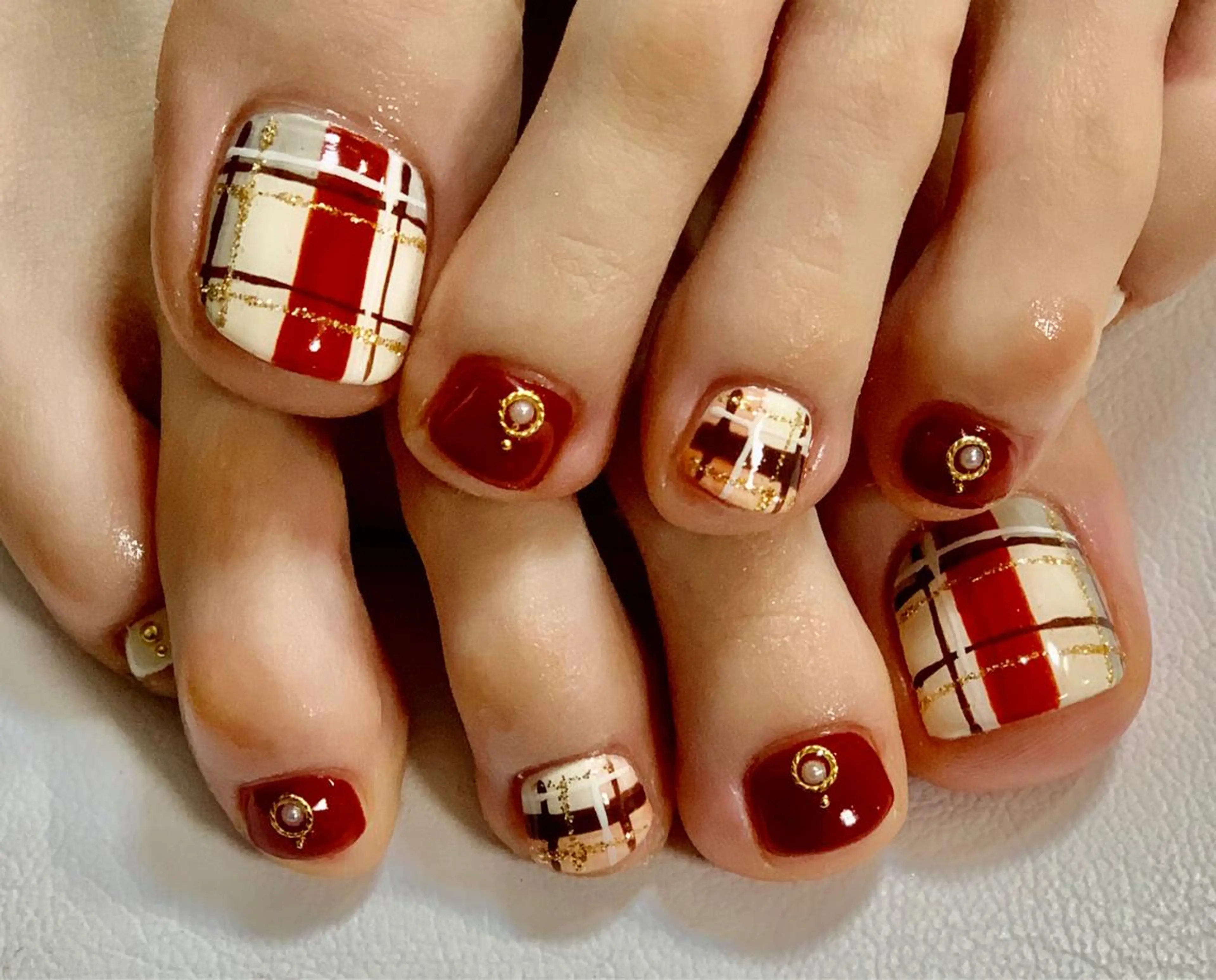 ネイル ストーンネイル ハンドネイル Nail&Eyelash Amour(アムール)所属・山下 愛のネイルデザイン