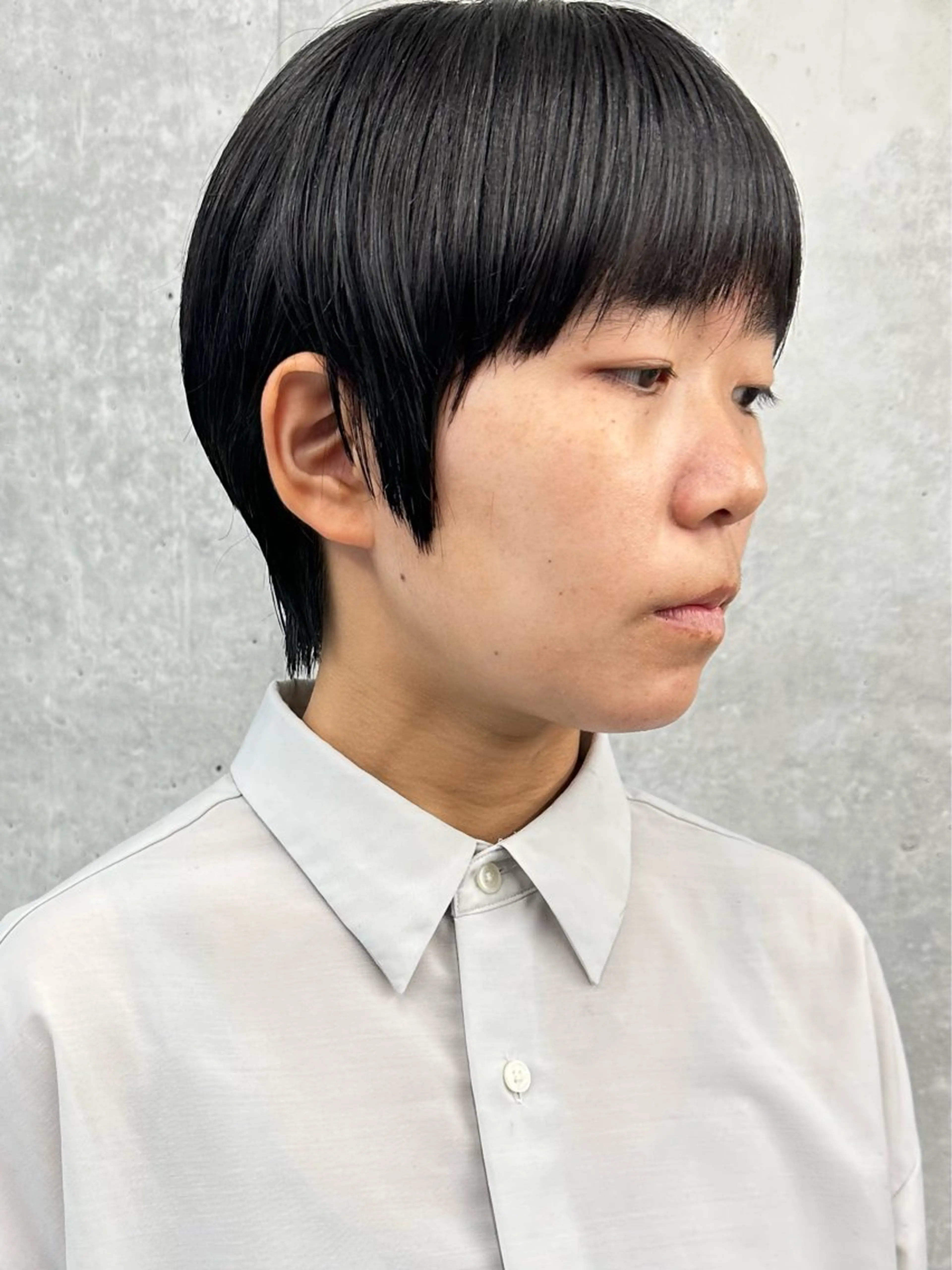 ショート ショートヘア カット トリートメント ヘッドスパ 小顔ボブ/お悩み解決 /ボブパーマ/とういのヘアスタイル