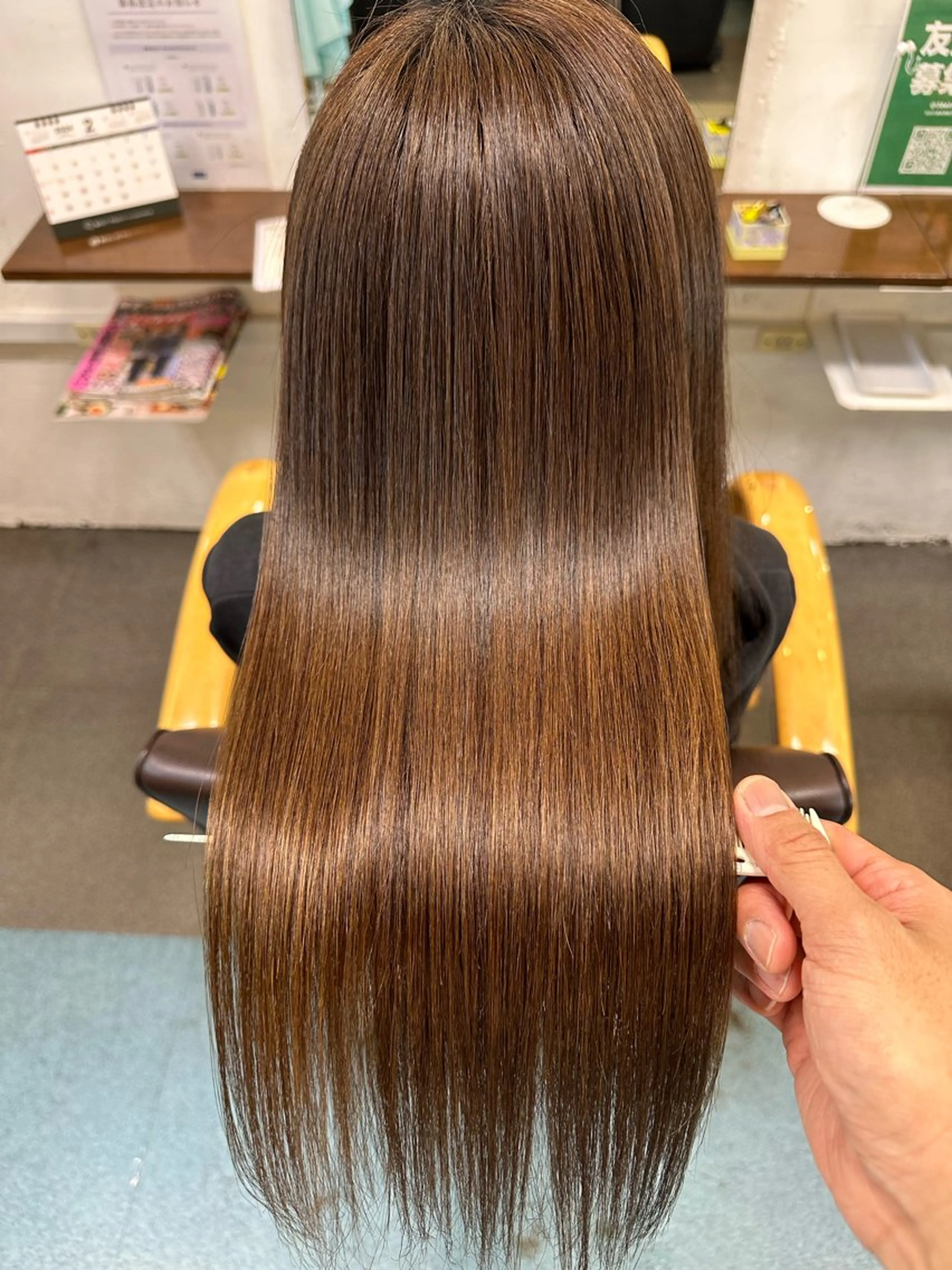 セミロング 髪質改善 カット ヘアカラー トリートメント 【髪質改善】に特化 オリーブオイルクラブのヘアスタイル