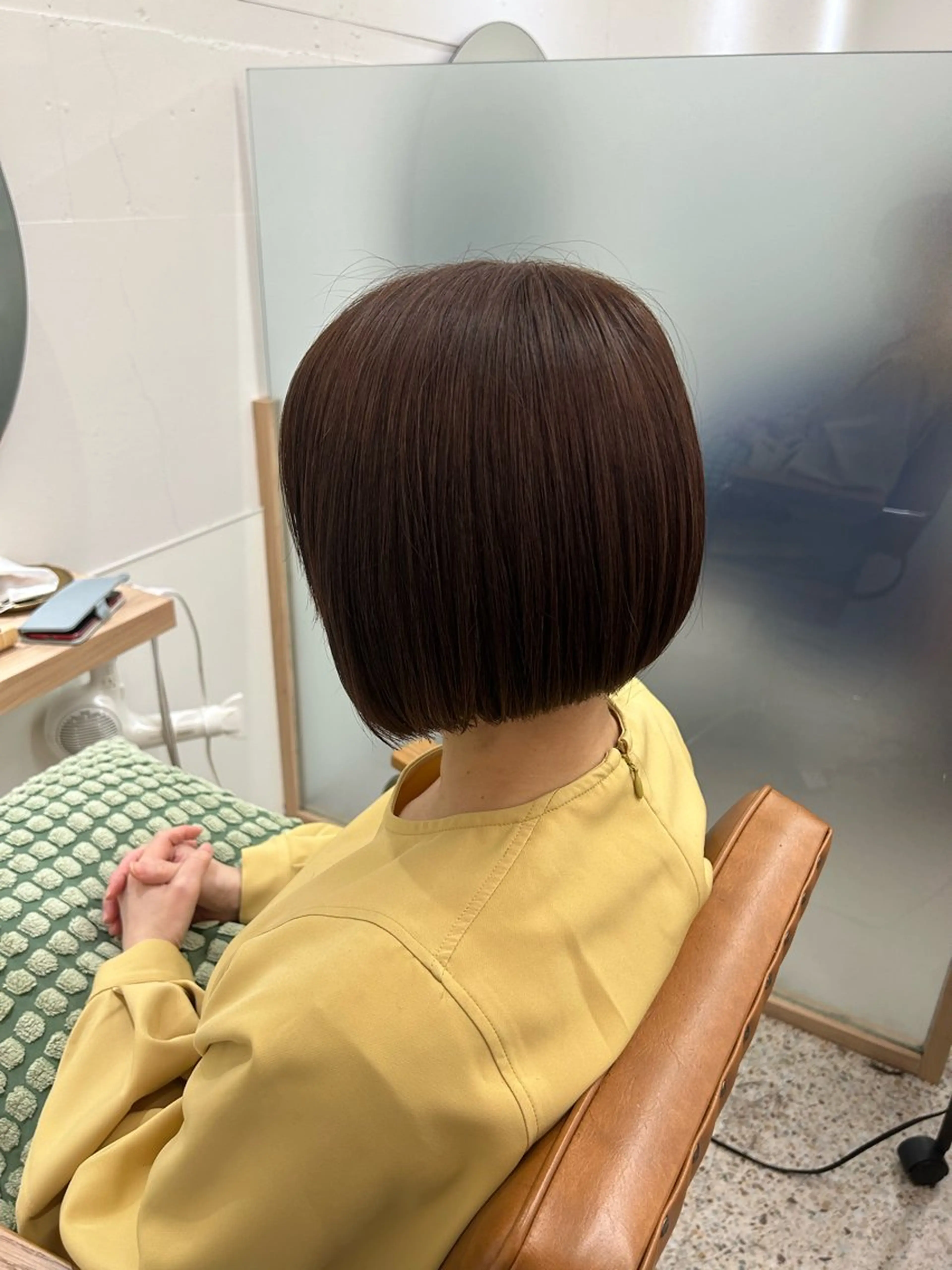 ショート 切りっぱなしボブ ボブ unica緑地公園 カンダコウキのヘアスタイル