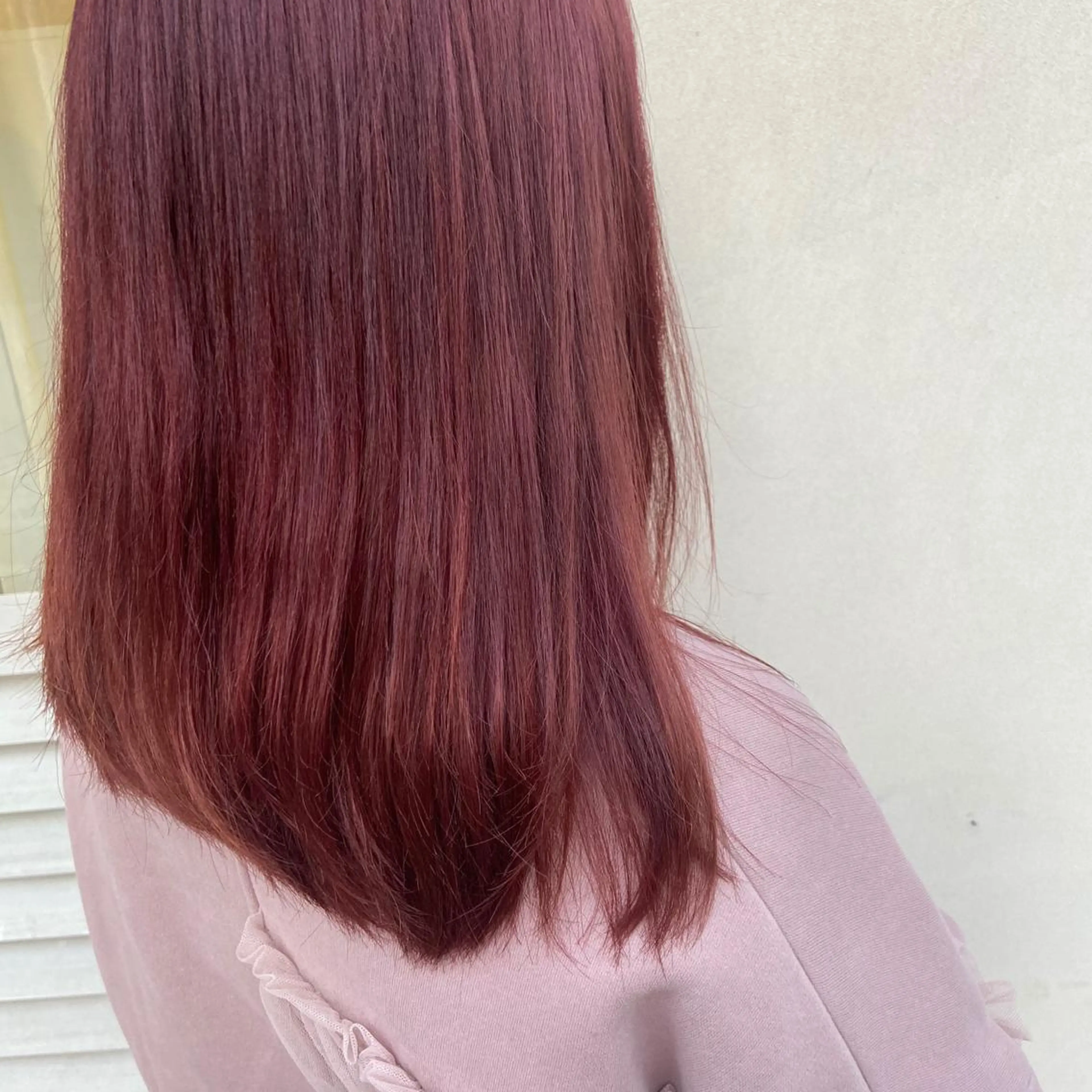 ミディアム 艶カラー/韓国風ヘア 🩵shioneのヘアスタイル