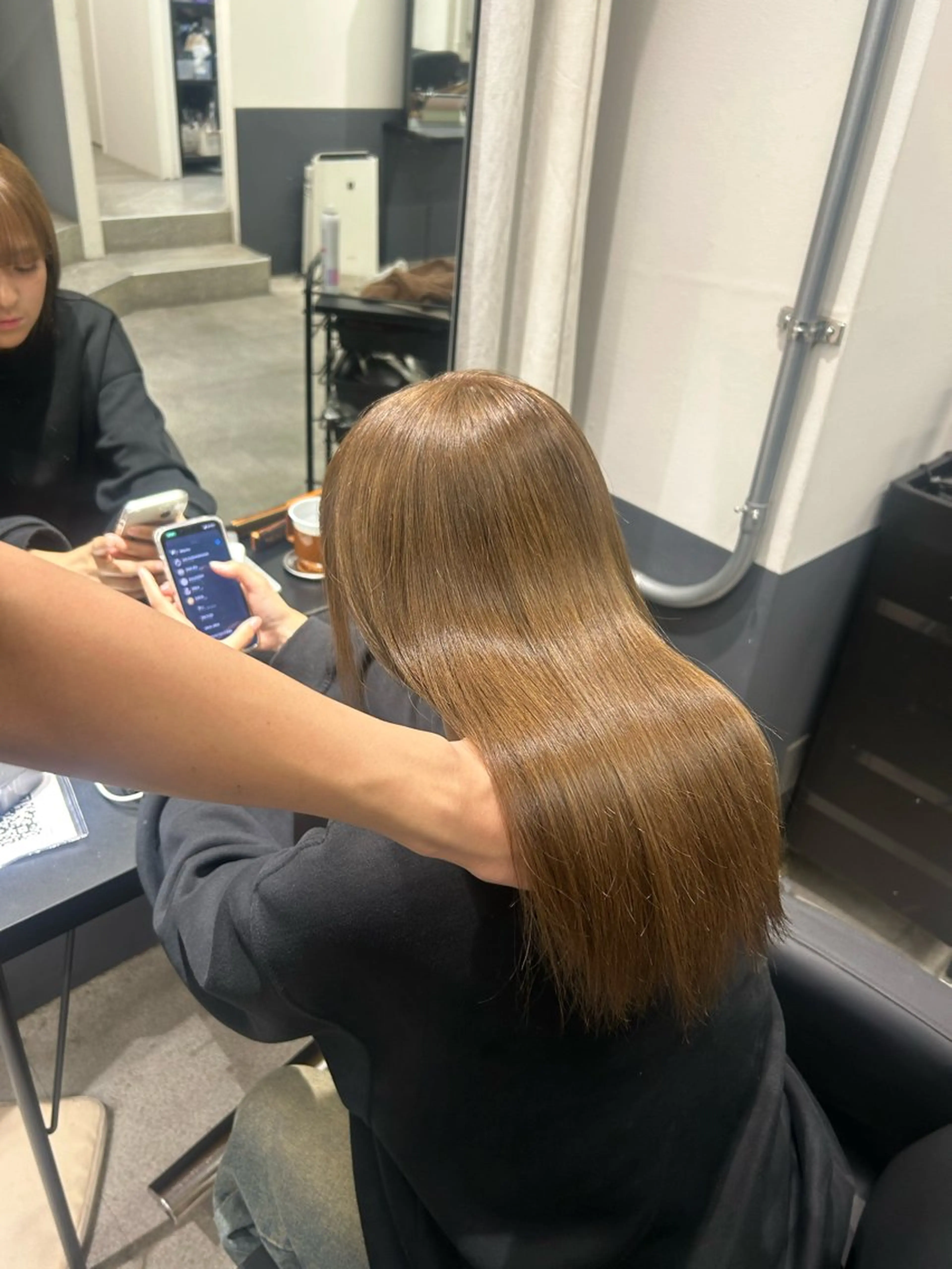 カラー ヘアカラー トリートメント YUDAIブリーチ• カラー/心斎橋•難波のヘアスタイル