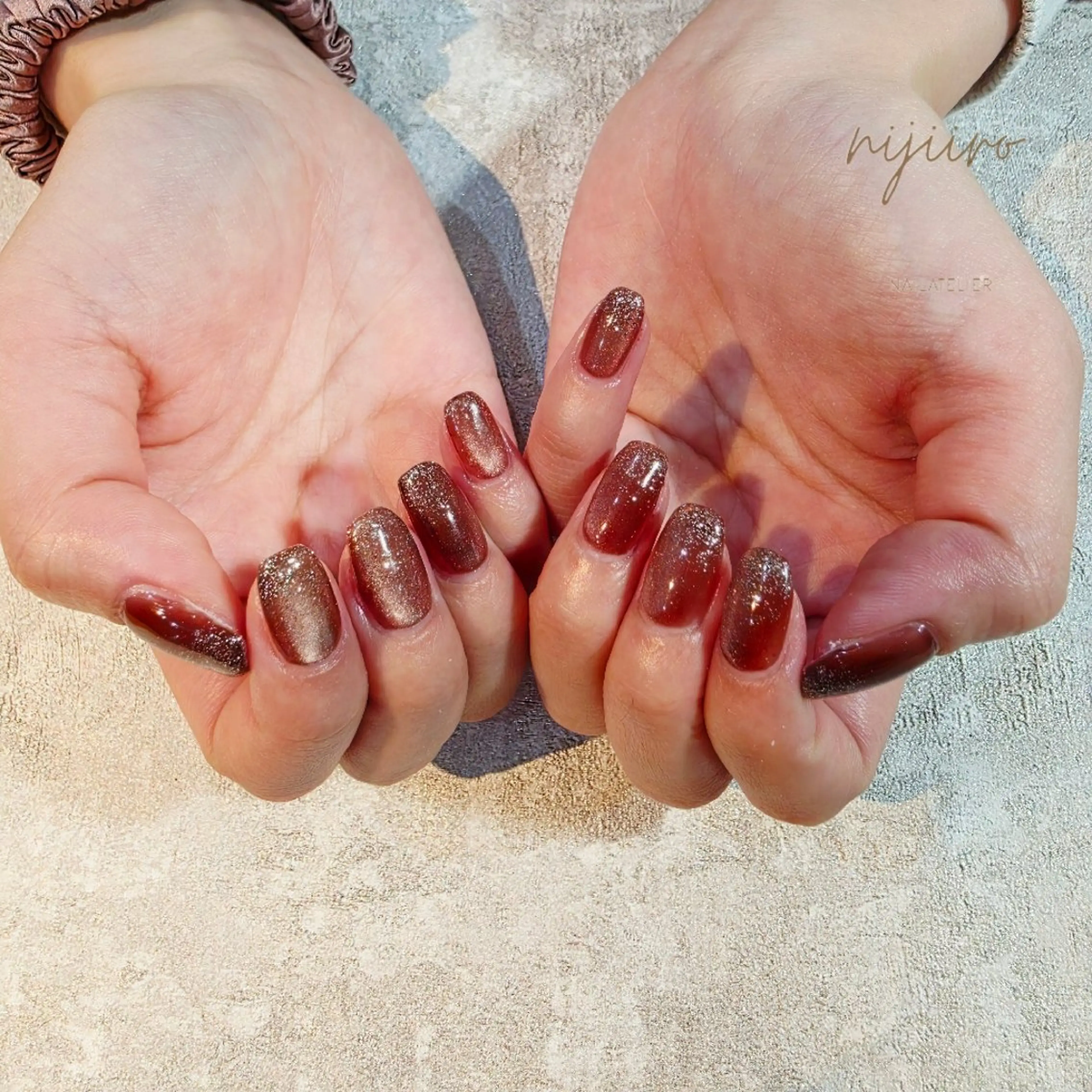 ネイル ハンドネイル nailatelier nijiiro.所属・nijiiro🌈 サトウのネイルデザイン