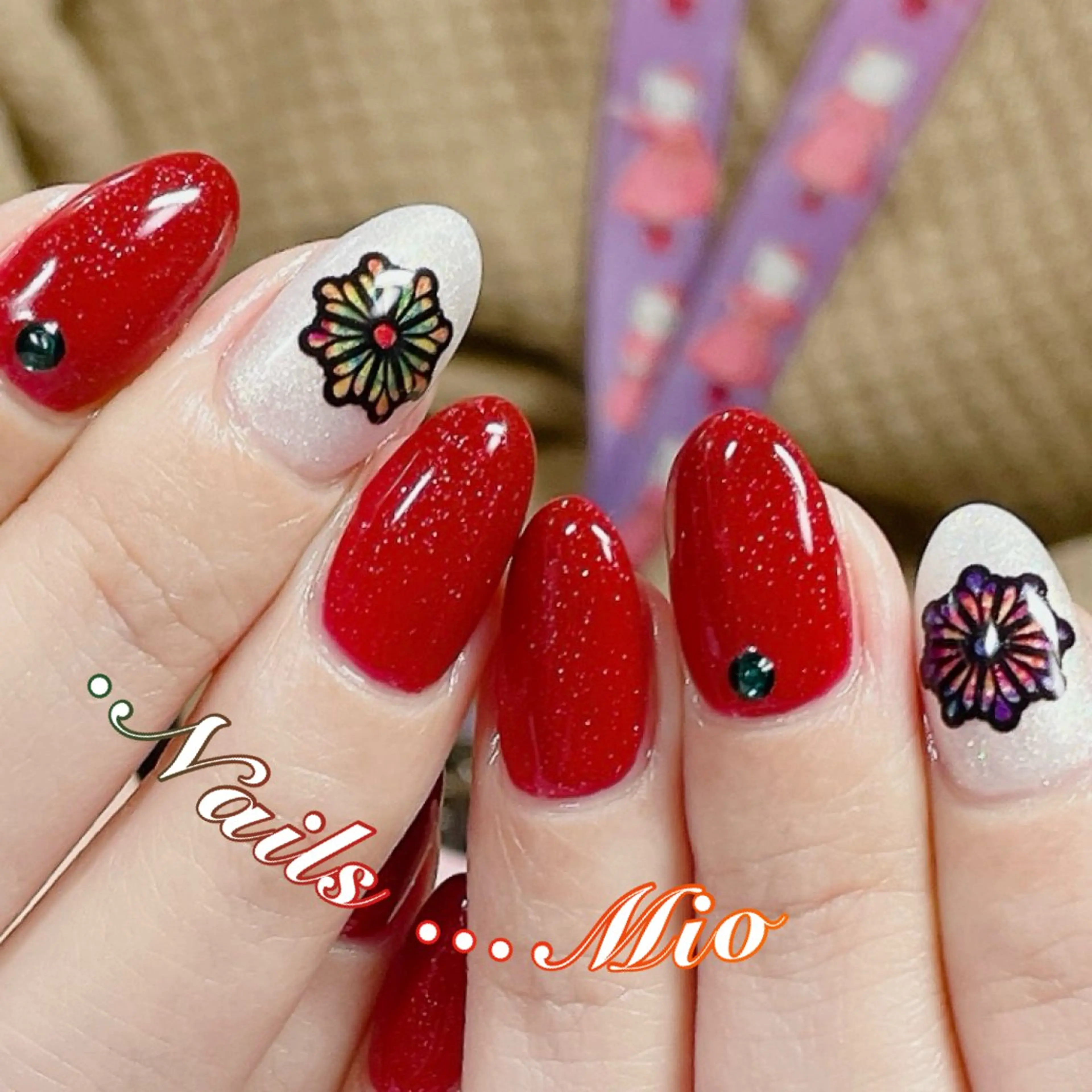 ネイル ジェルネイル .Nails Mio 赤羽西ネイルサロンのネイルデザイン