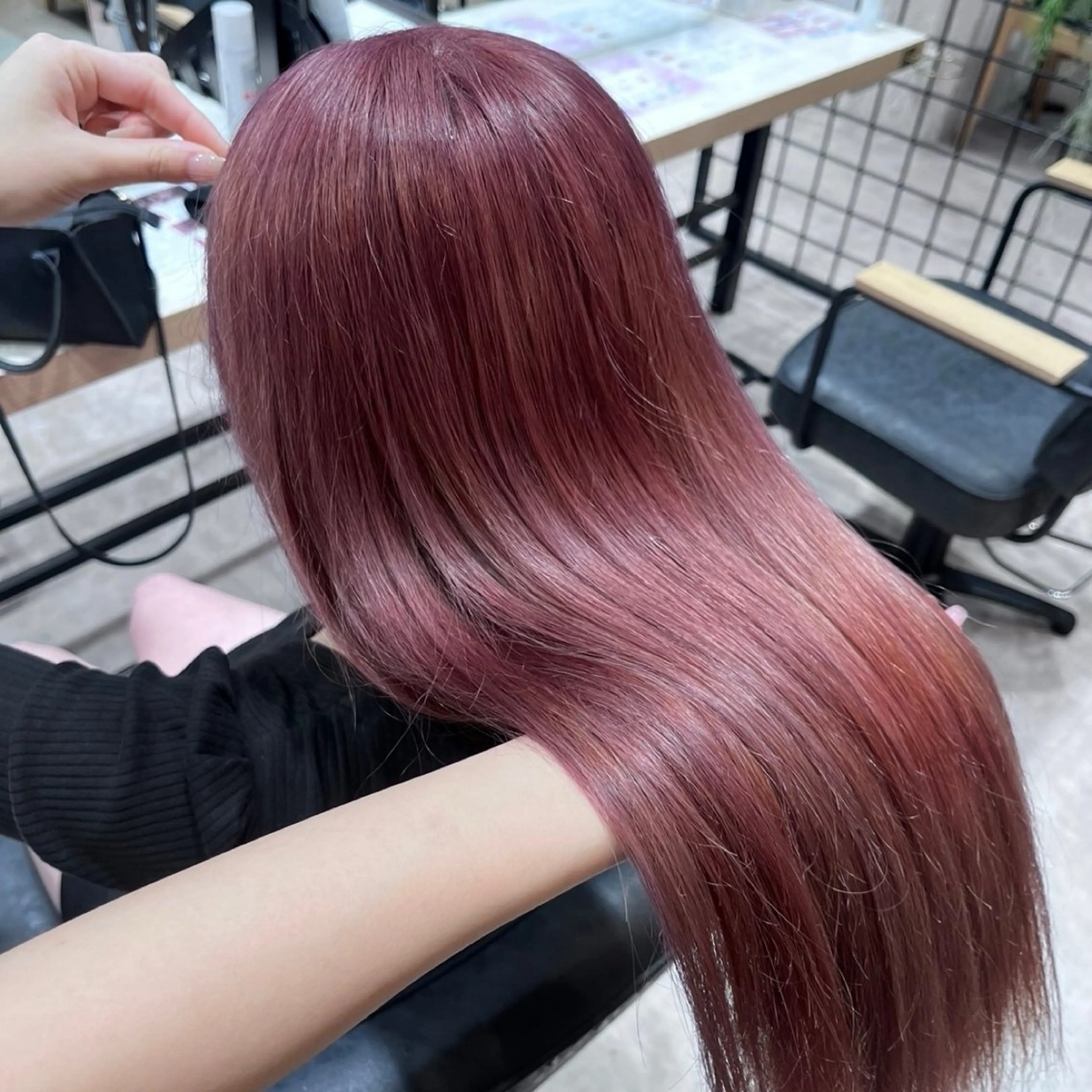 ロング カラー ヘアカラー トリートメント 🩶レイナ🩶 color/nailのヘアスタイル