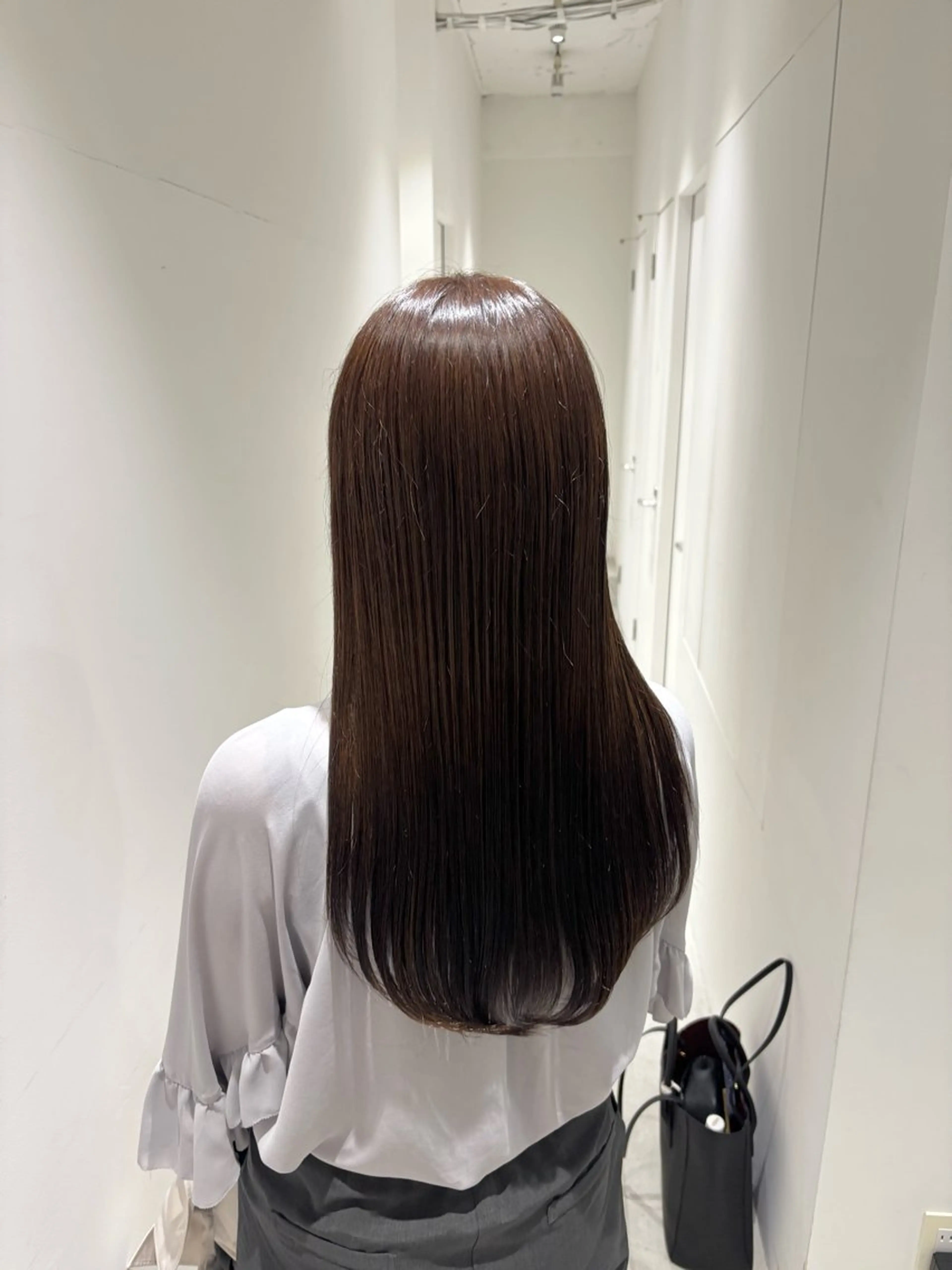 ロング カラー ヘアカラー トリートメント ヘッドスパ PATIONN所属・透明感/ベージュ/ 顔周り/yuna.のヘアスタイル