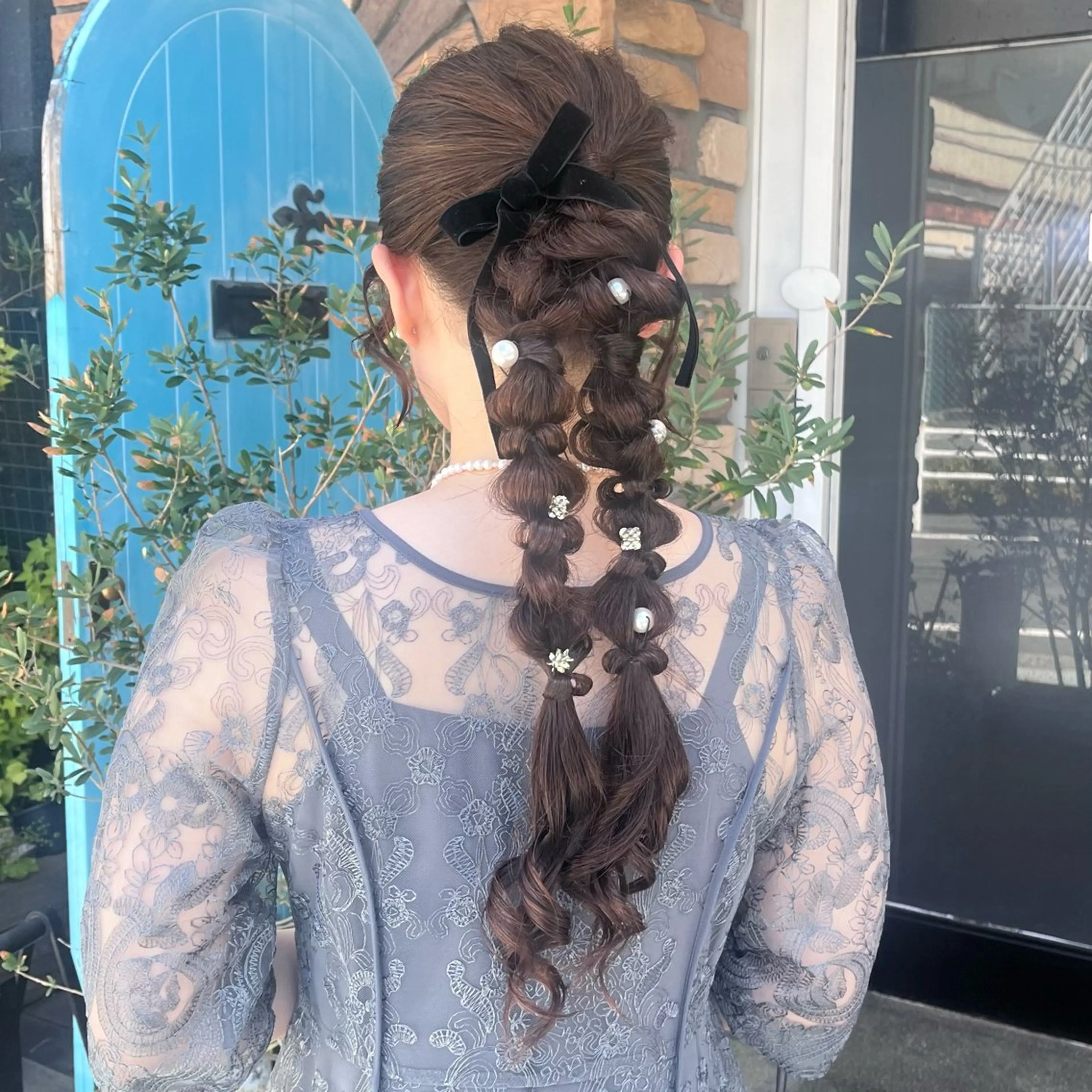 ロング ヘアアレンジ ポニーテール 伊藤 玲衣のヘアスタイル