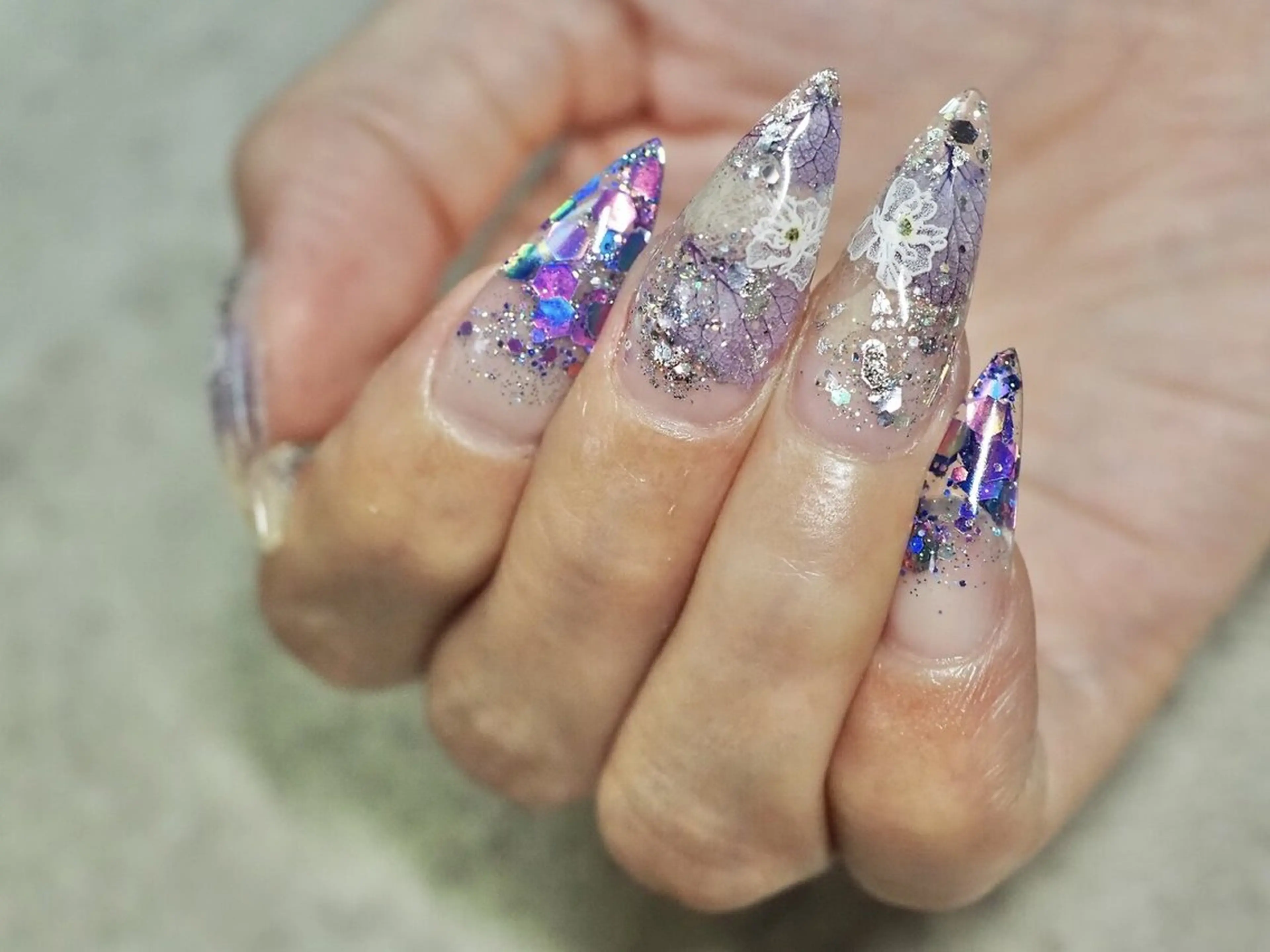 ネイル フラワーネイル スカルプネイル ハンドネイル Daenerys    nail&eyelash所属・Daenerys 愛のネイルデザイン