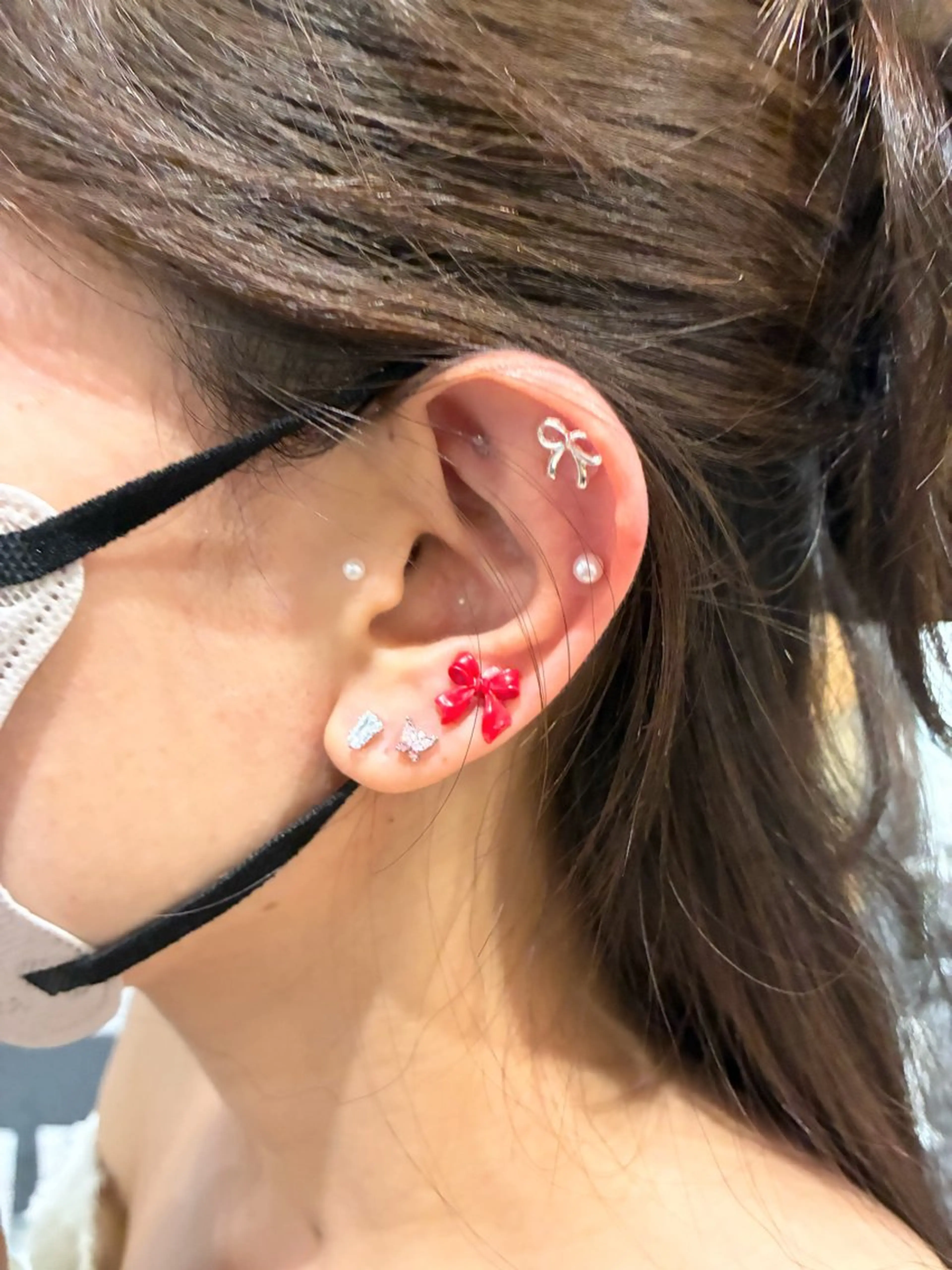 話題の耳つぼジュエリー💖お試し６粒¥1800の写真