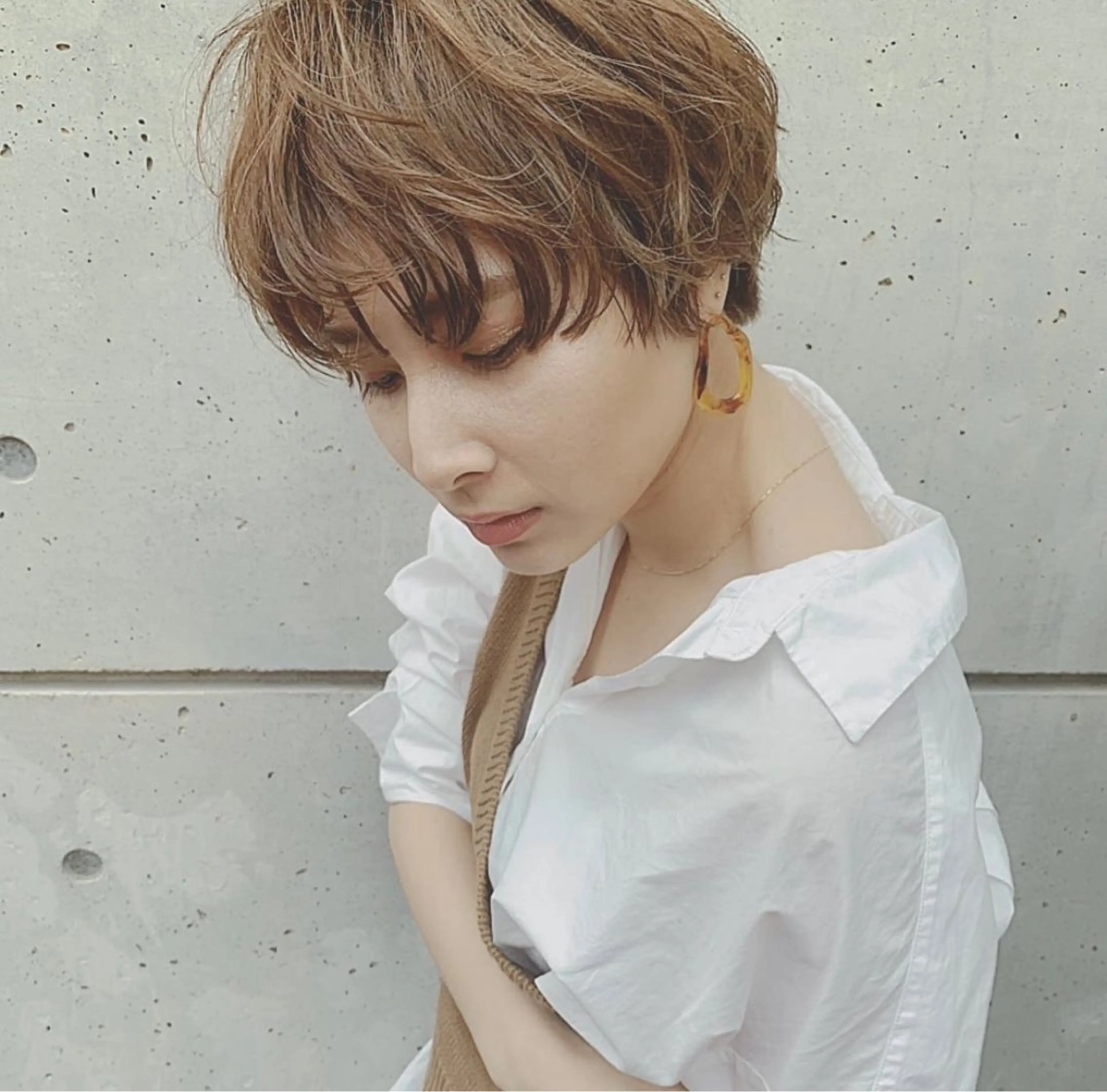 ショート 光石 季世のヘアスタイル