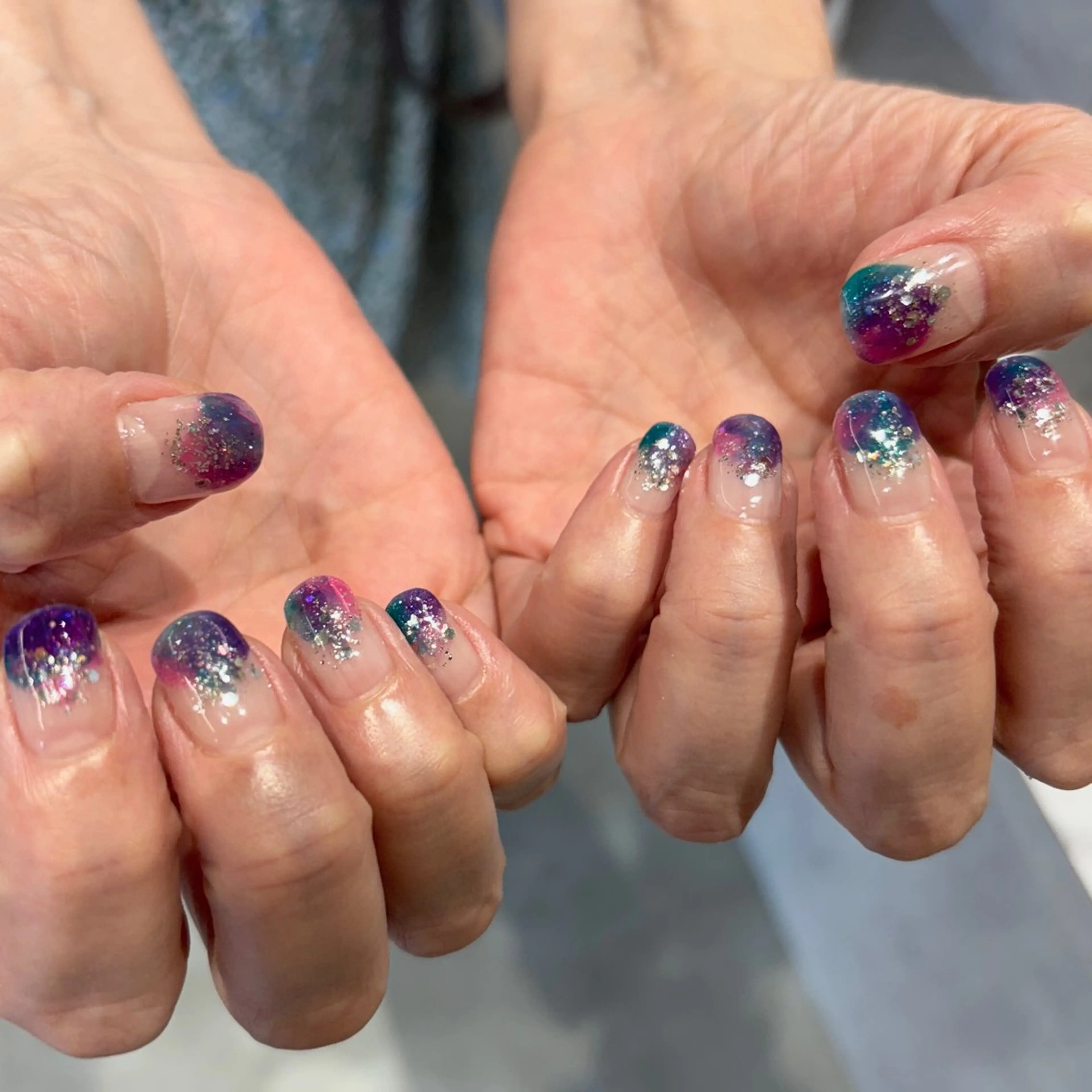 ネイル ハンドネイル YURIN 𓈒ㅤׂ 𝜗𝜚のネイルデザイン