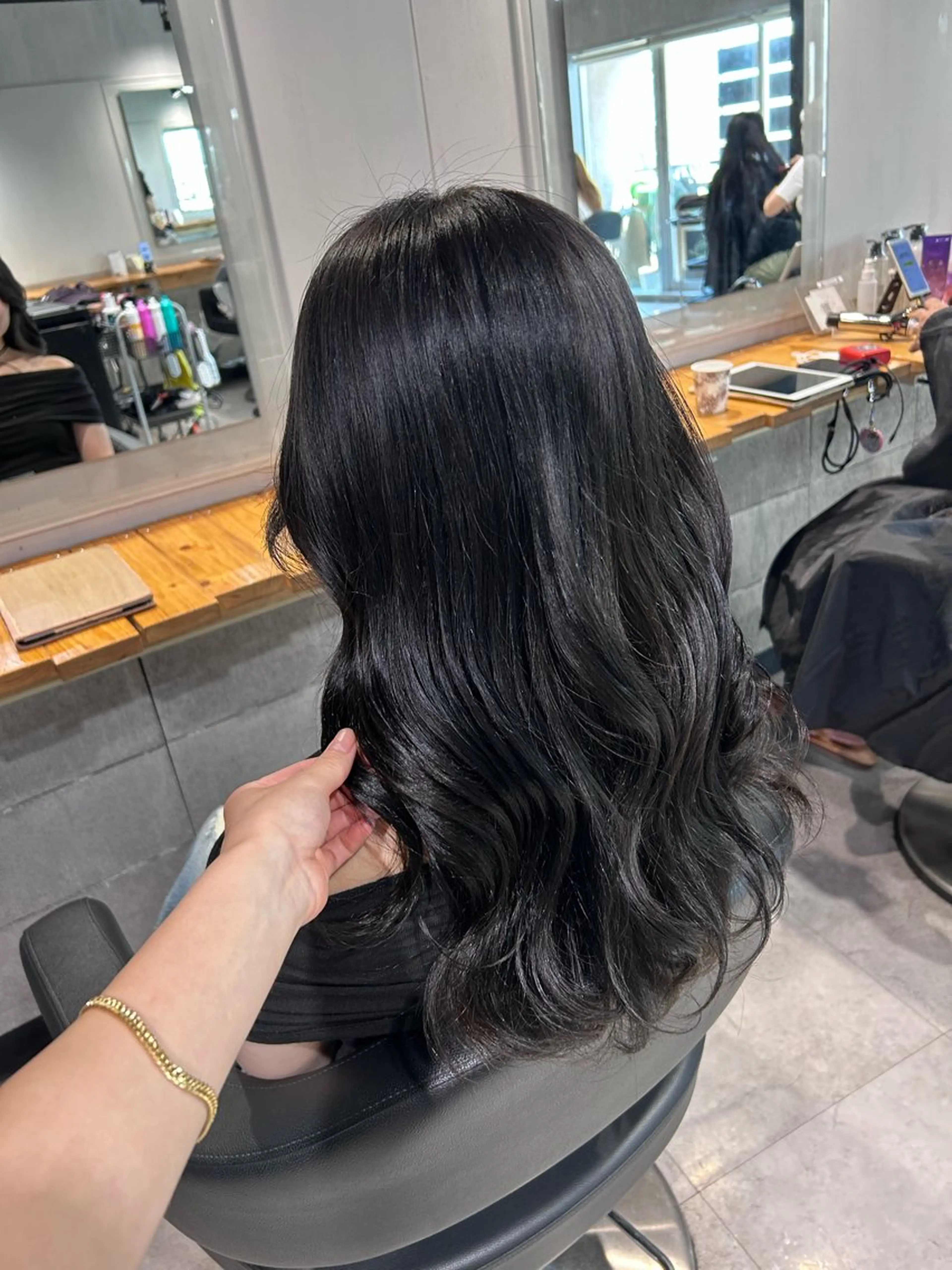 ロング ヘアカラー トリートメント ヘッドスパ 韓国Style♡ Nanami🇰🇷のヘアスタイル