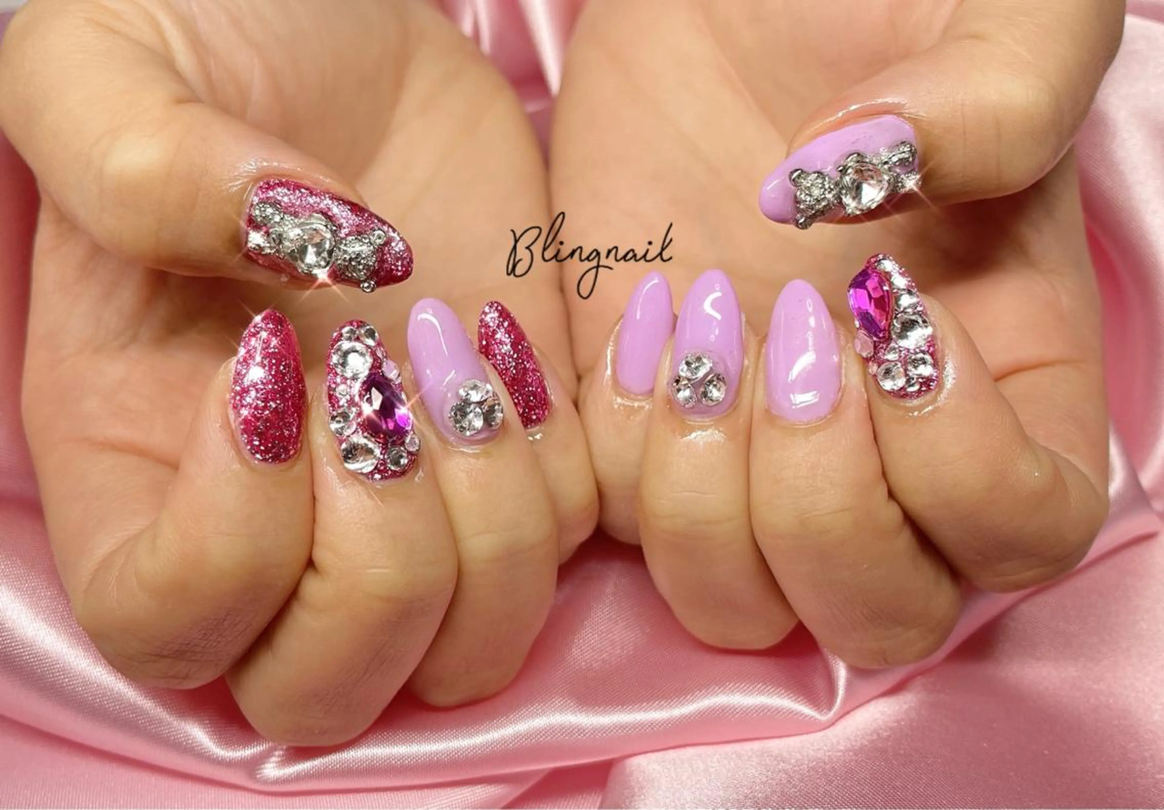 ネイル 23時まで❤︎韓国、 ワンホンネイルのネイルデザイン