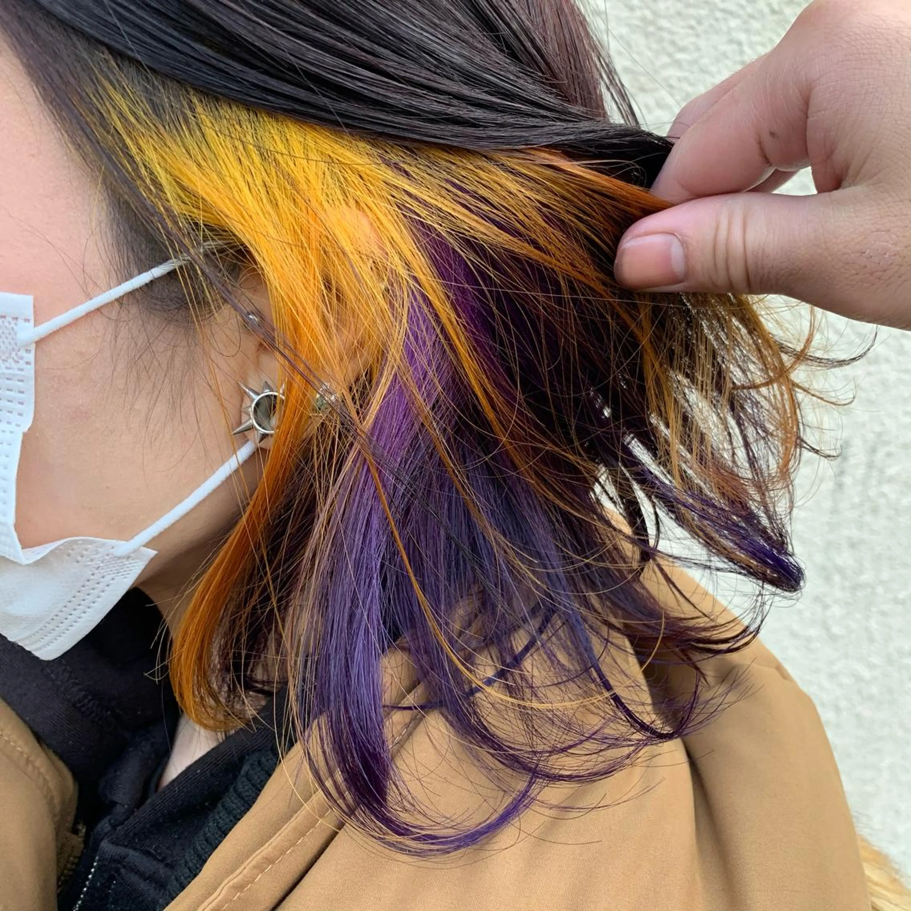 ショート カラー バイオレットカラー イエローカラー I see所属・インナーカラー 💫スダユーヤのヘアスタイル