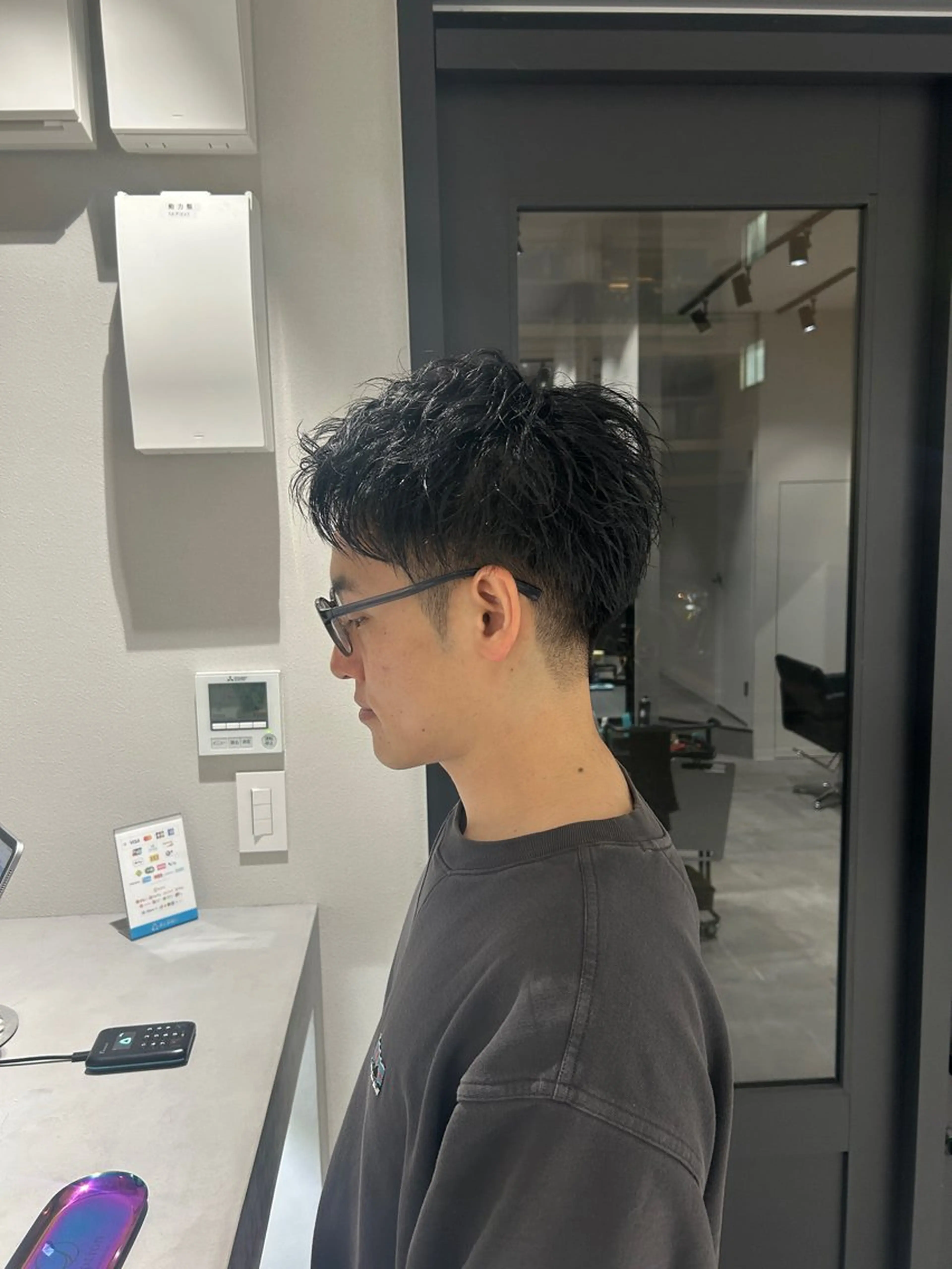 メンズ option所属・三浦千裕 メンズカットのヘアスタイル