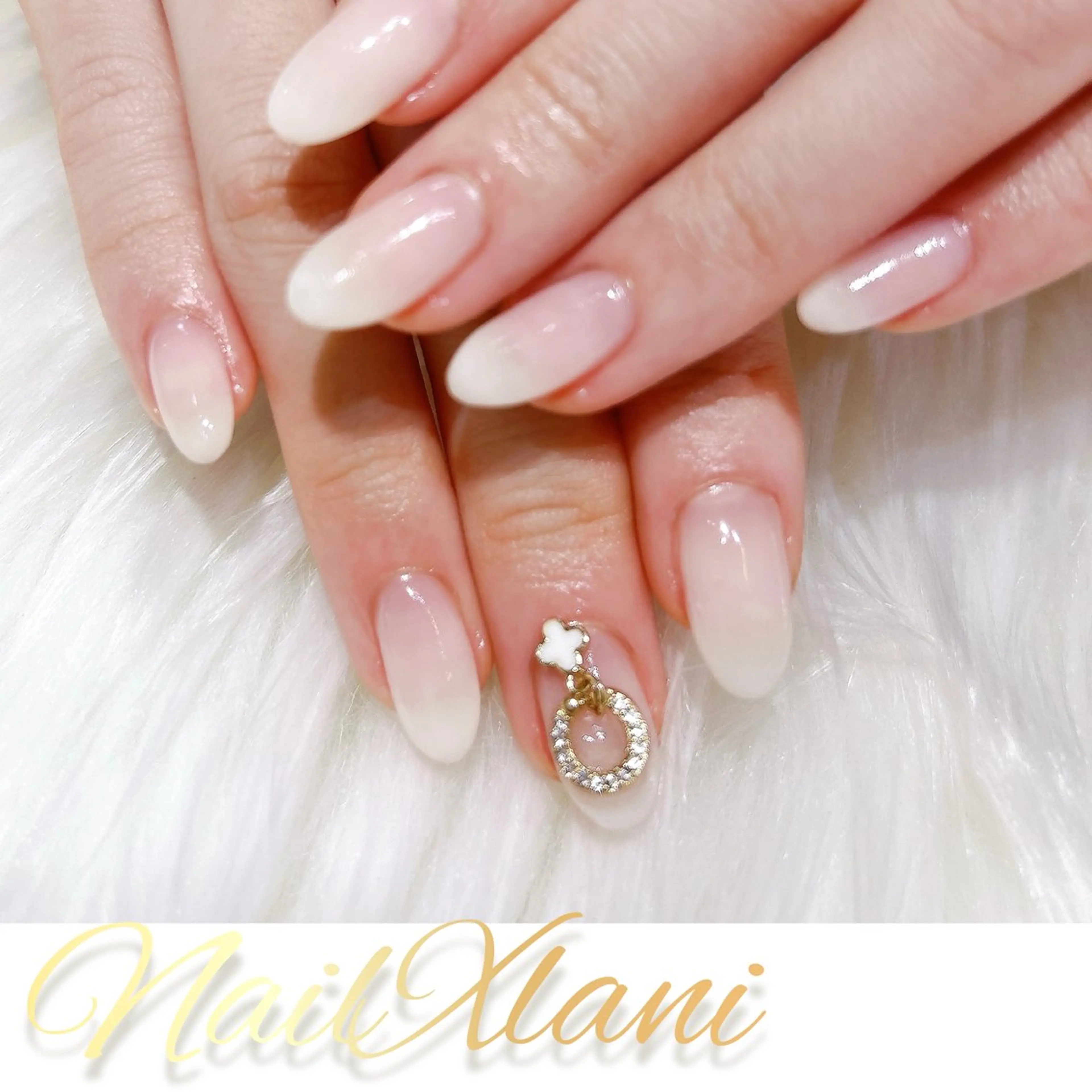 ネイル フットネイル ジェルネイル マグネットネイル パラジェル Nail×Lani 深爪矯正対応◎のネイルデザイン